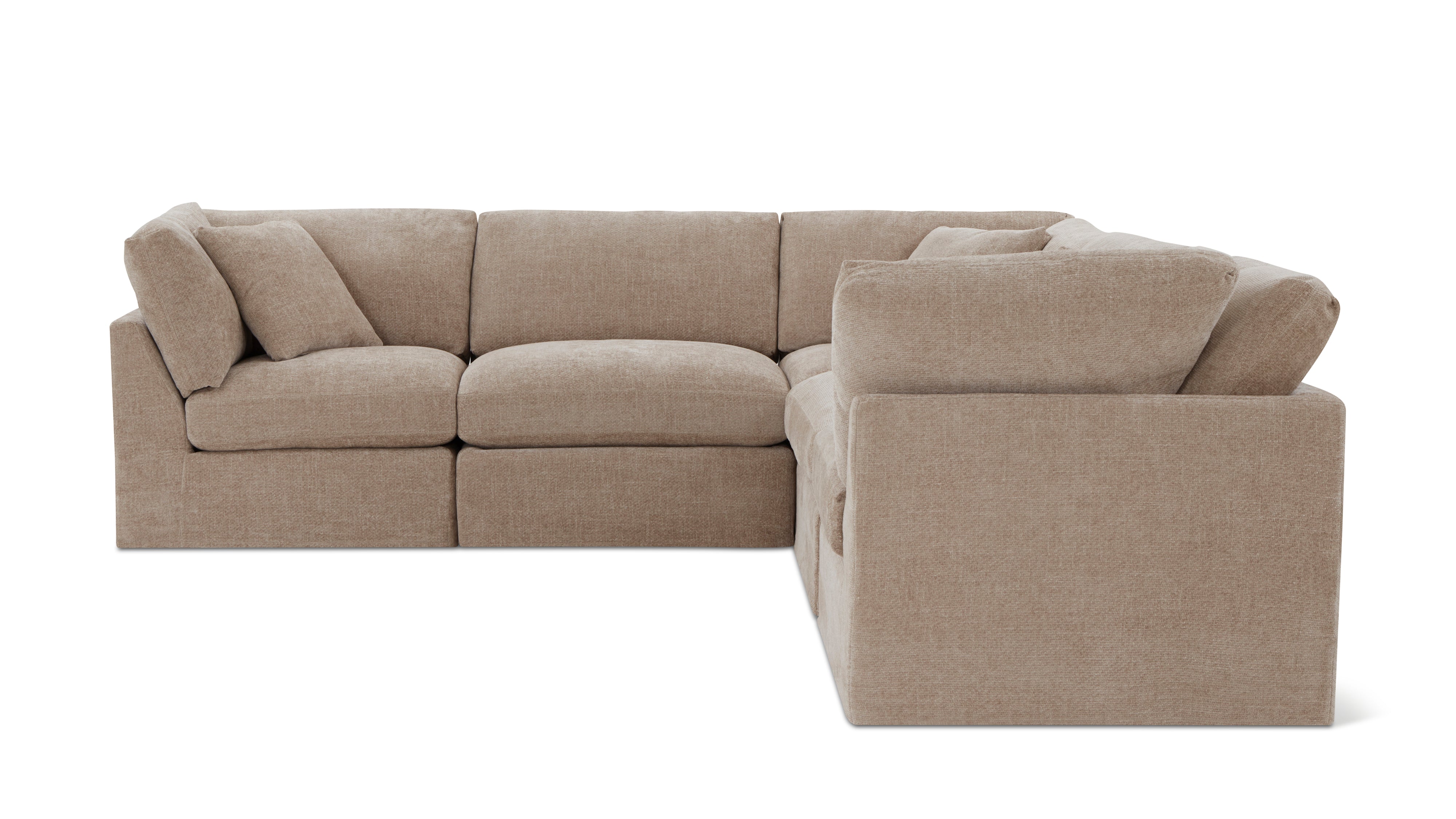 Get Together™ 5-Piece Modular Sectional Closed, Standard, Champagne - Image 1