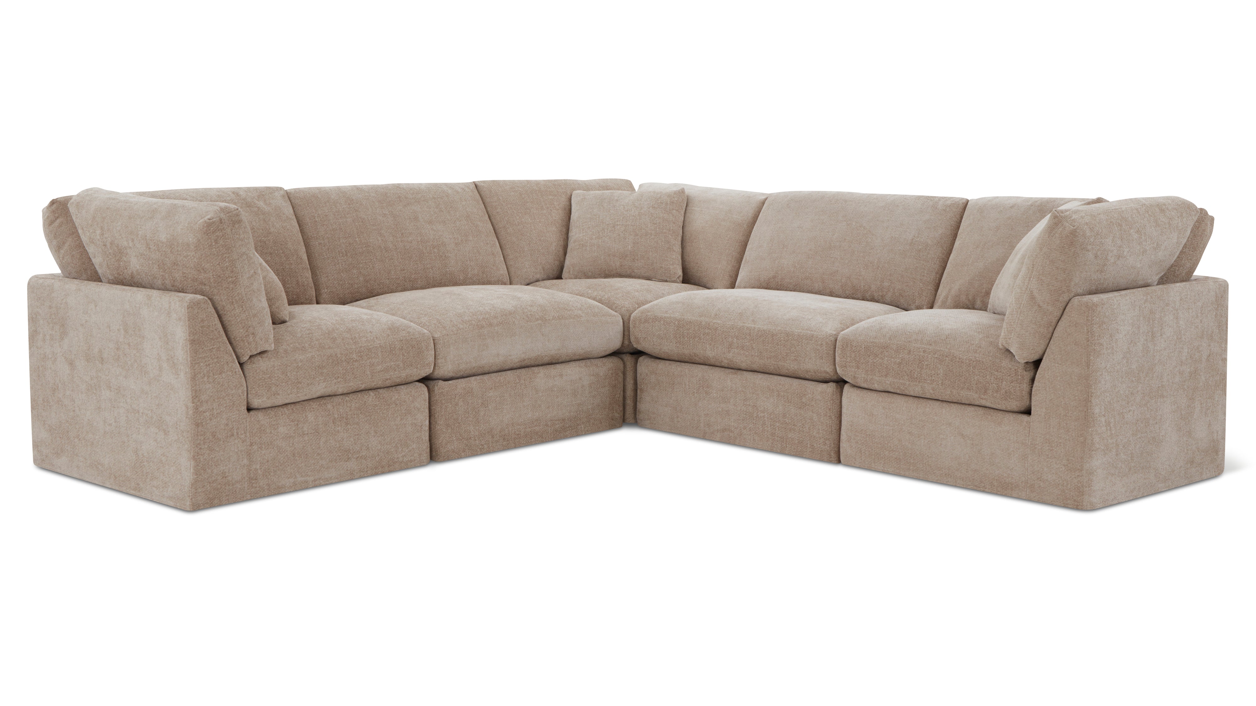 Get Together™ 5-Piece Modular Sectional Closed, Standard, Champagne - Image 12