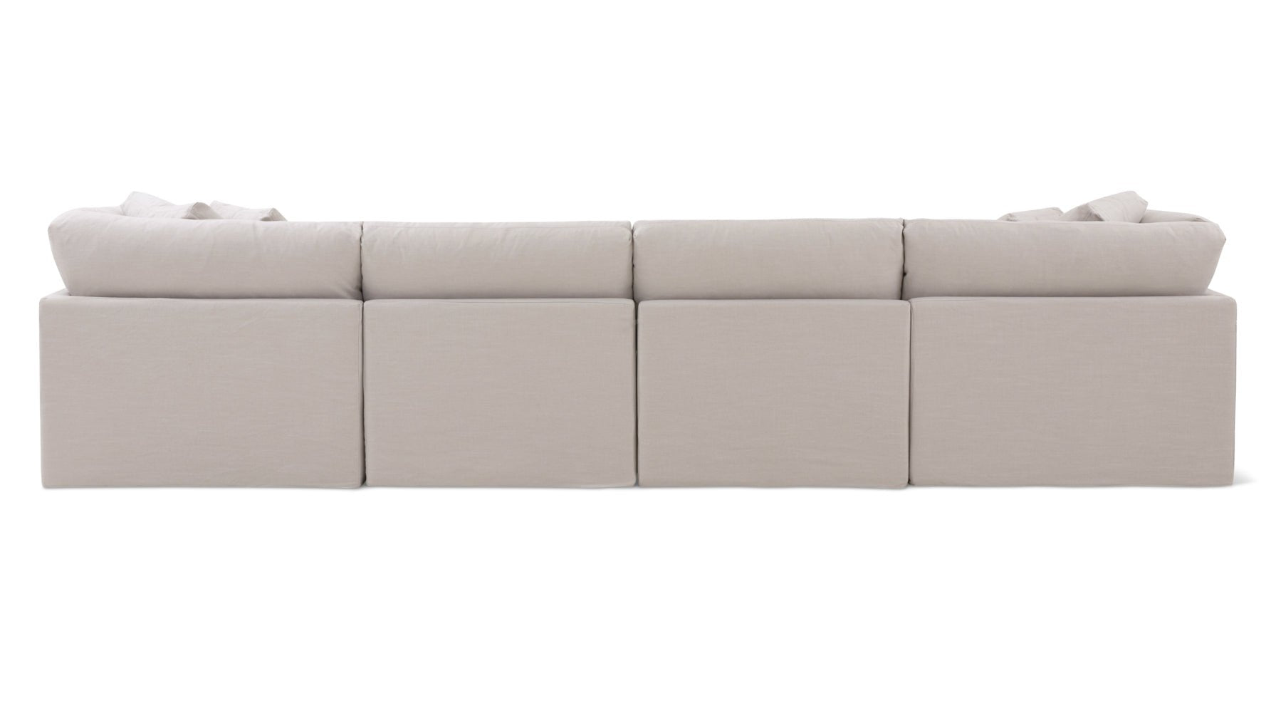 Get Together™ 6-Piece Modular U-Shaped Sectional, Large, Clay - Image 12