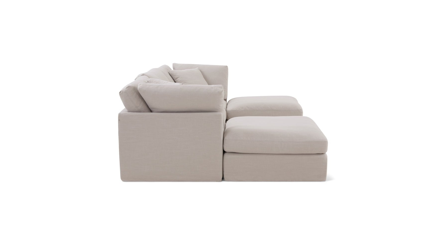 Get Together™ 5-Piece Modular U-Shaped Sectional, Standard, Clay - Image 8