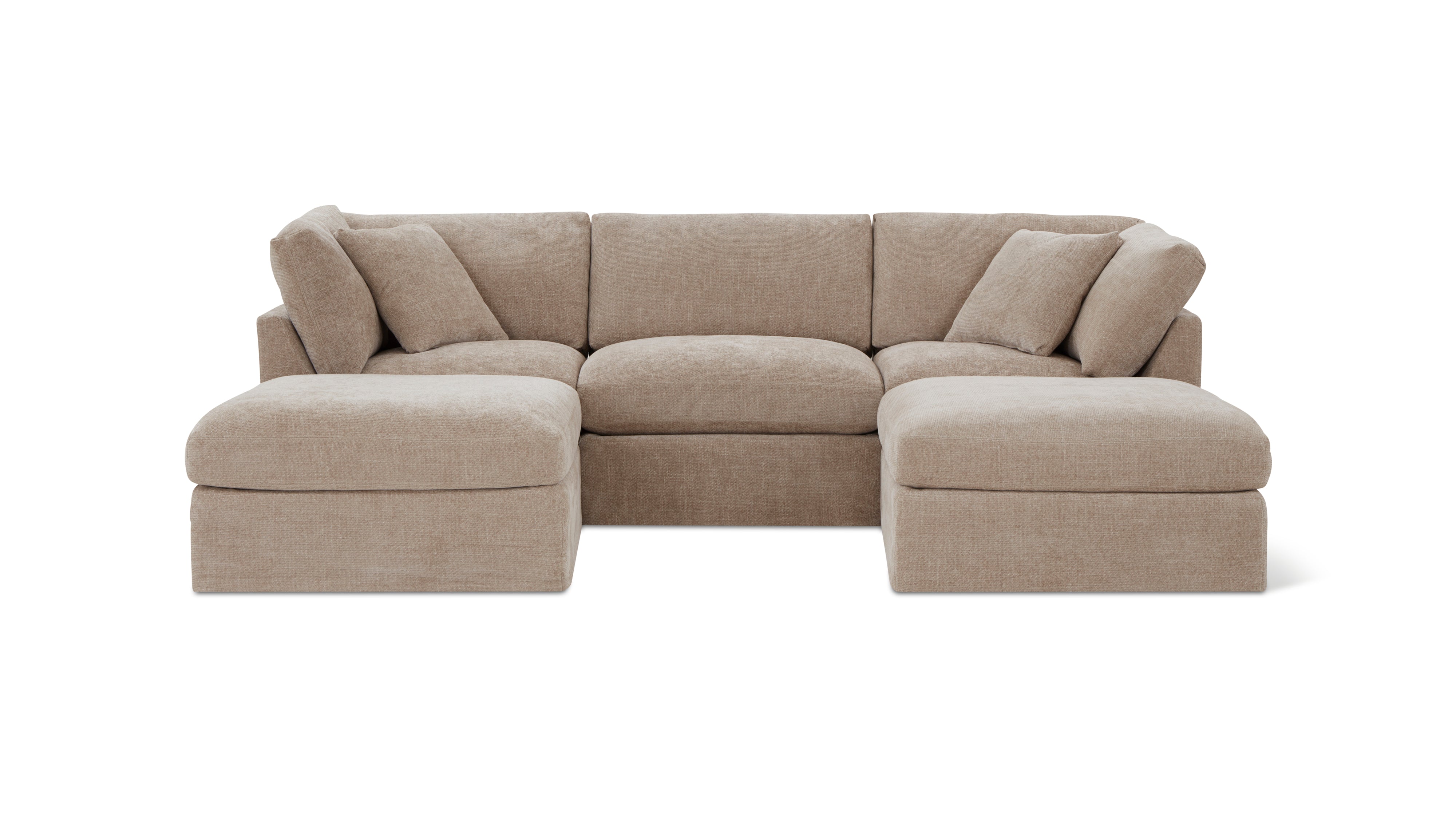 Get Together™ 5-Piece Modular U-Shaped Sectional, Standard, Champagne - Image 1