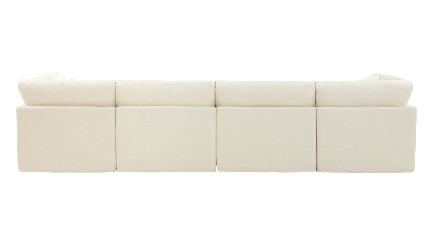 Get Together™ 6-Piece Modular U-Shaped Sectional, Standard, Cream Linen - Image 9