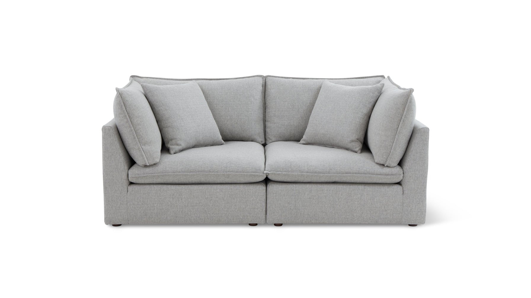 Chill Time 2-Piece Modular Sofa, Heather - Image 1