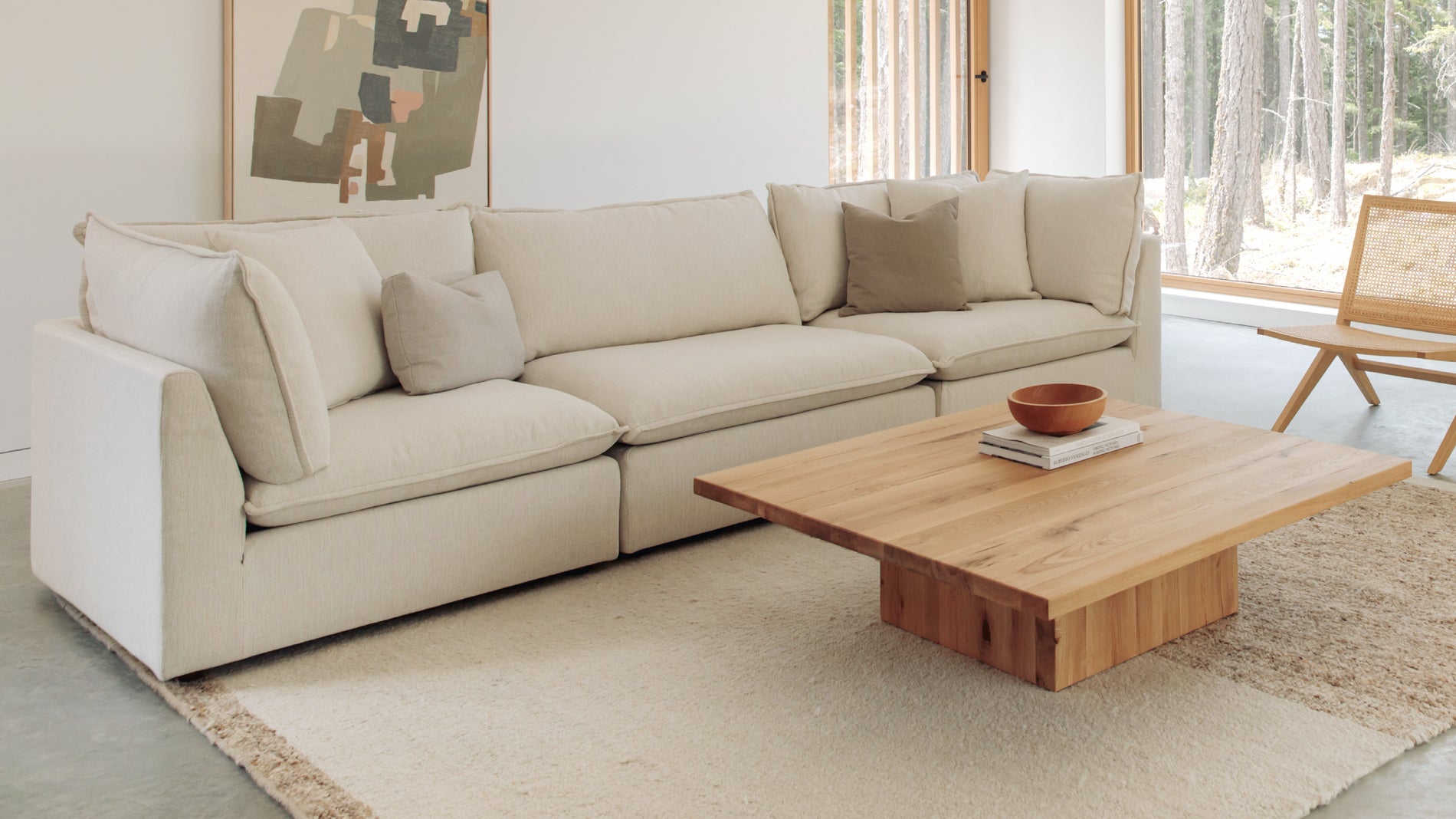 Chill Time 3-Piece Modular Sofa, Birch_image