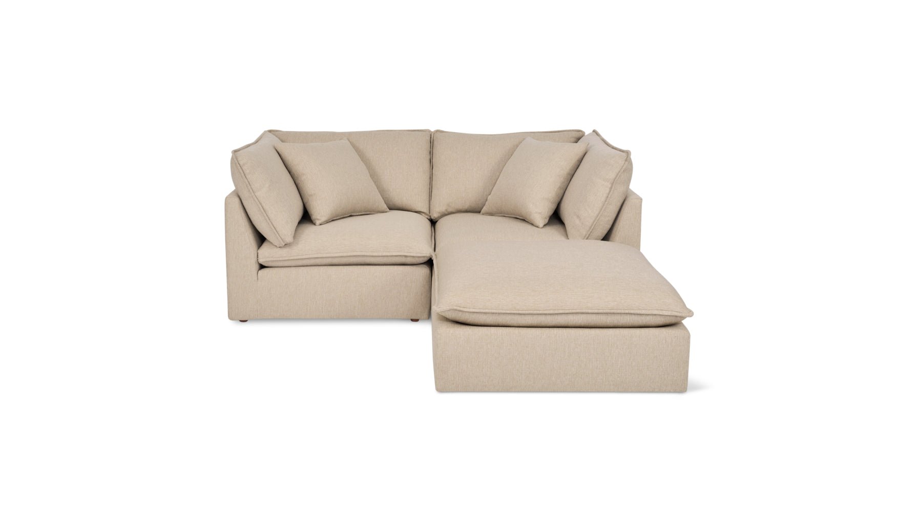 Chill Time 3-Piece Modular Sectional, Biscuit_image