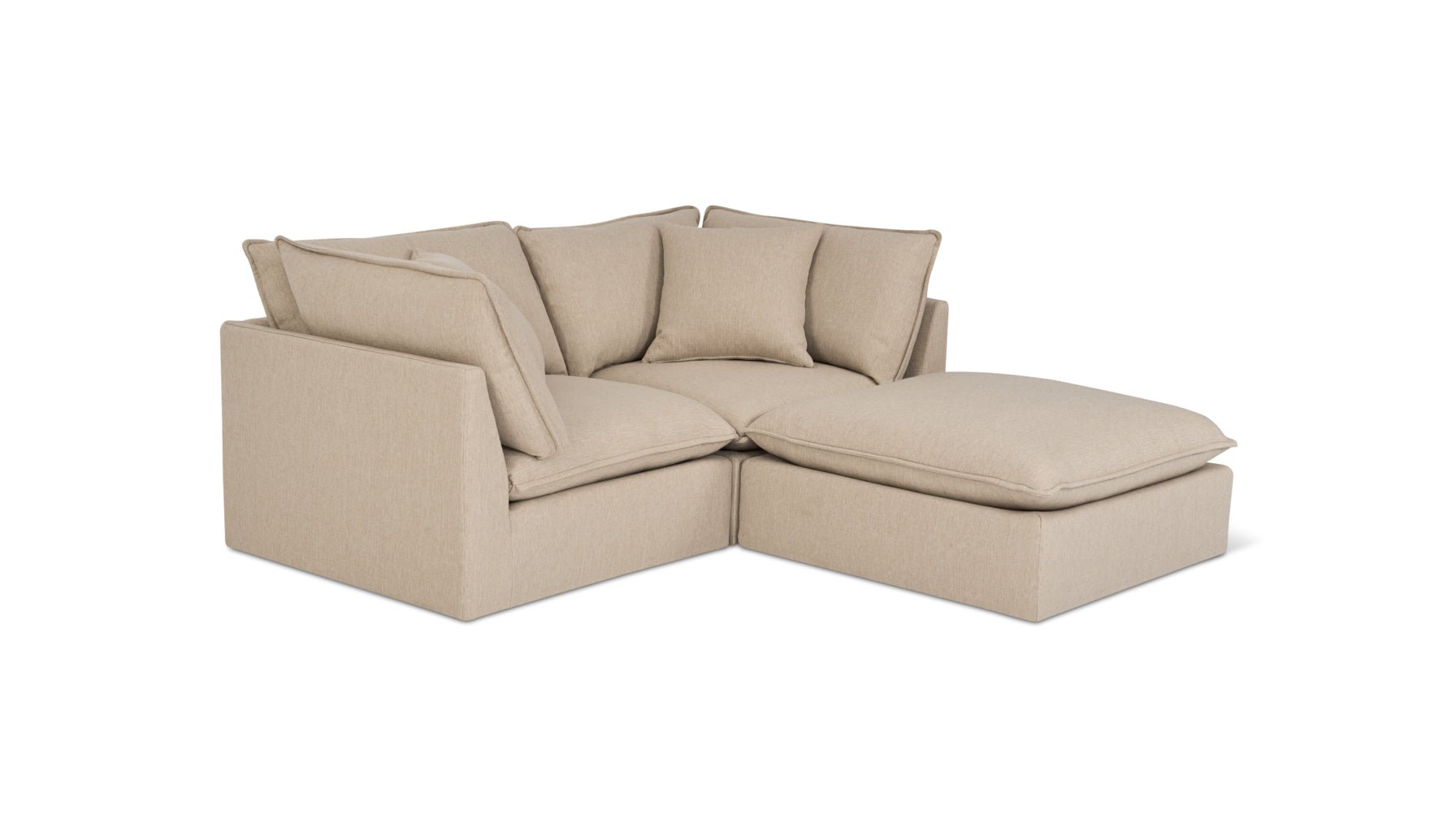 Chill Time 3-Piece Modular Sectional, Biscuit_image