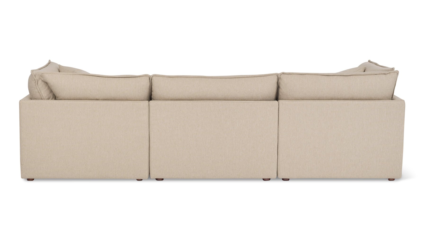 Chill Time 4-Piece Modular Sectional, Biscuit - Image 8