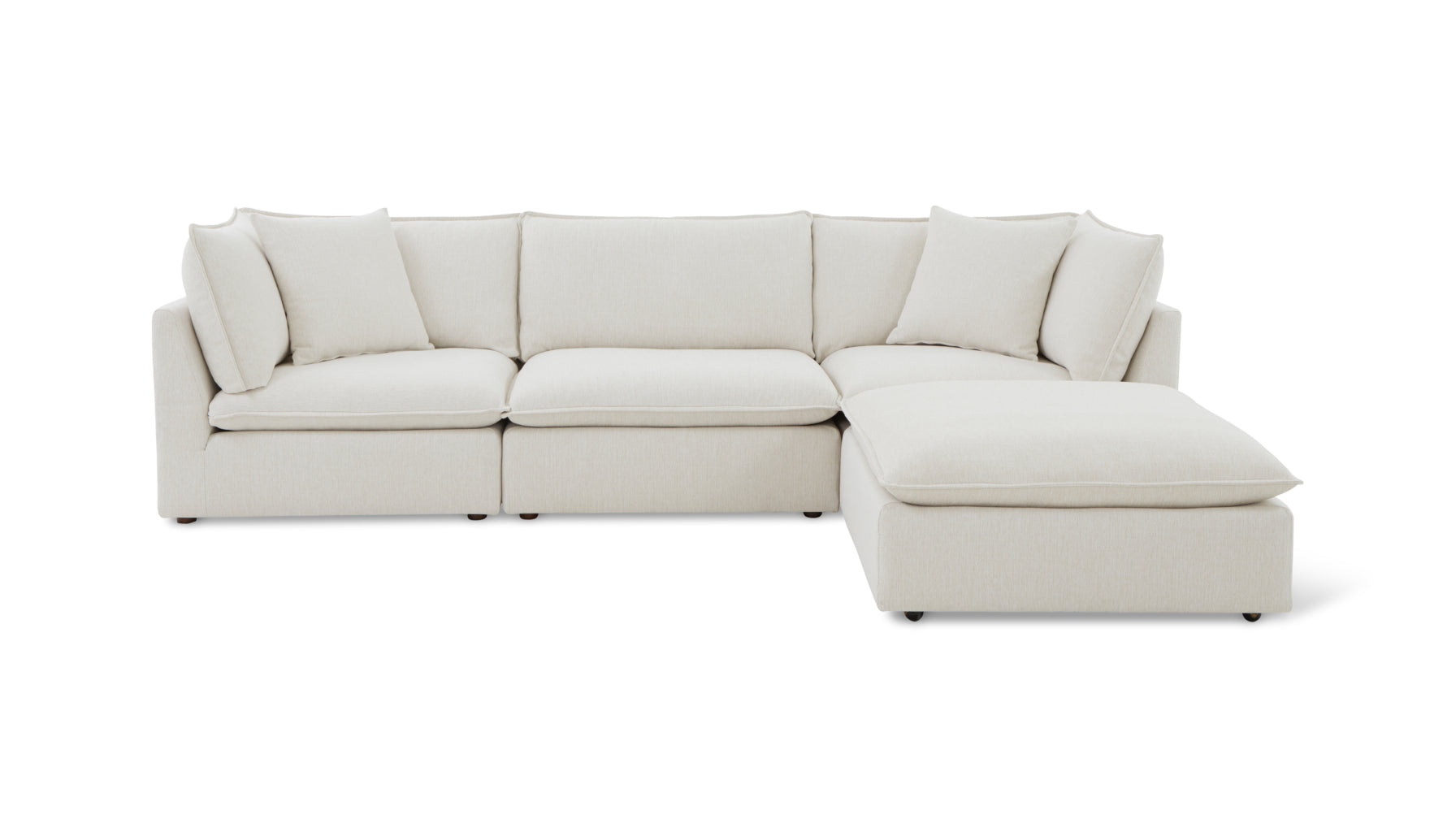 Chill Time 4-Piece Modular Sectional, Birch