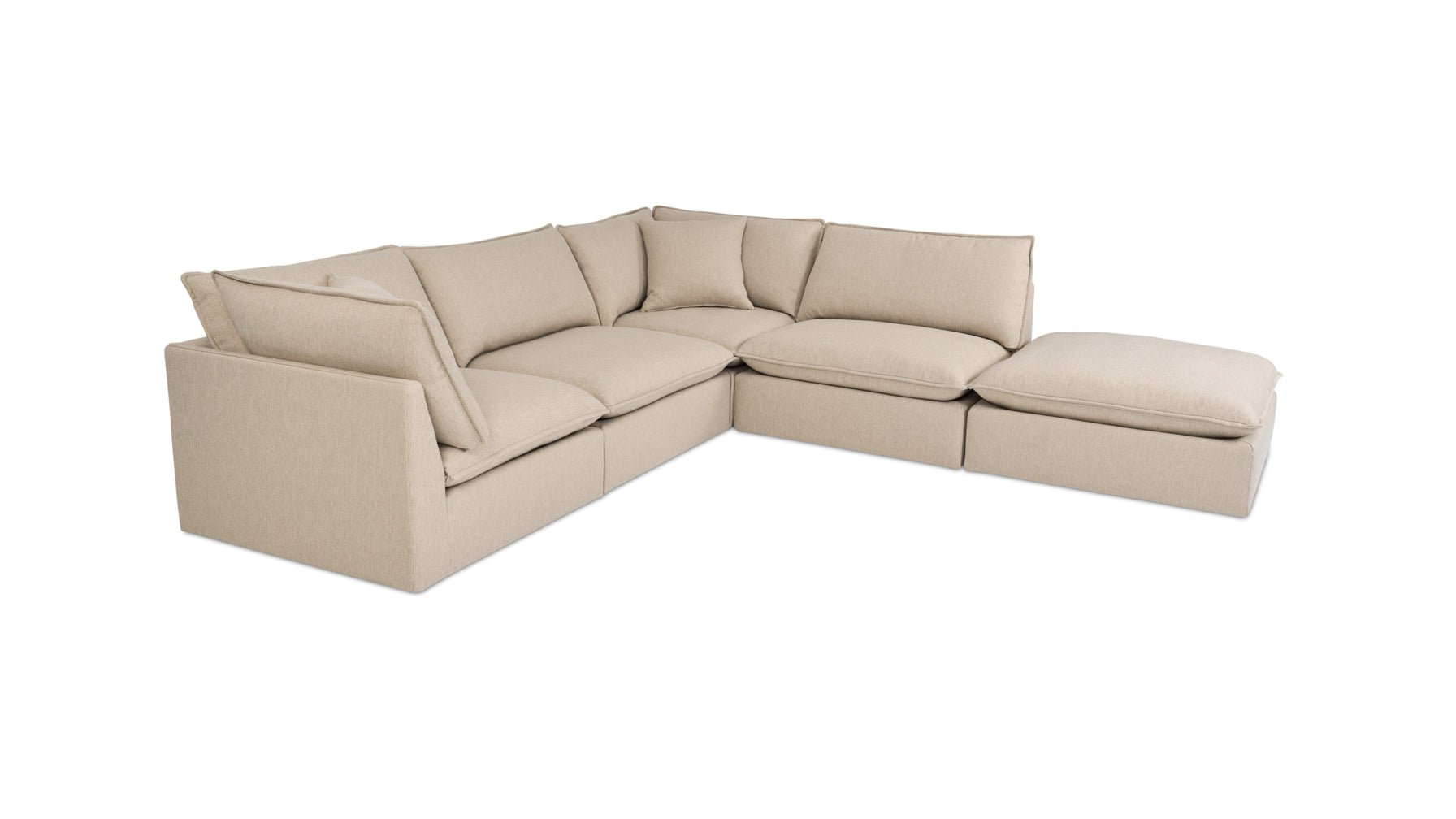 Chill Time 5-Piece Modular Sectional, Biscuit_image