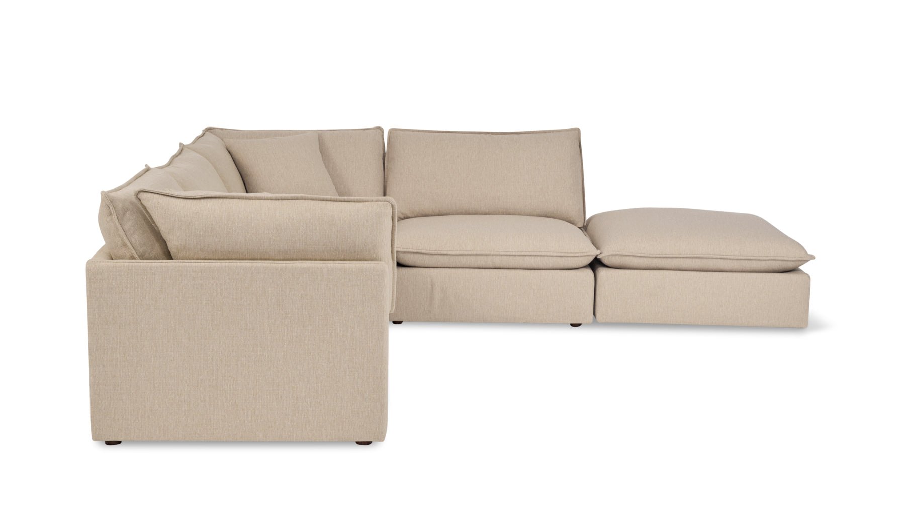 Chill Time 5-Piece Modular Sectional, Biscuit - Image 8