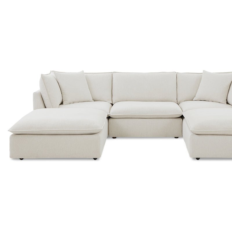 Chill Time 5-Piece Modular U-Shaped Sectional, Birch - Image 10