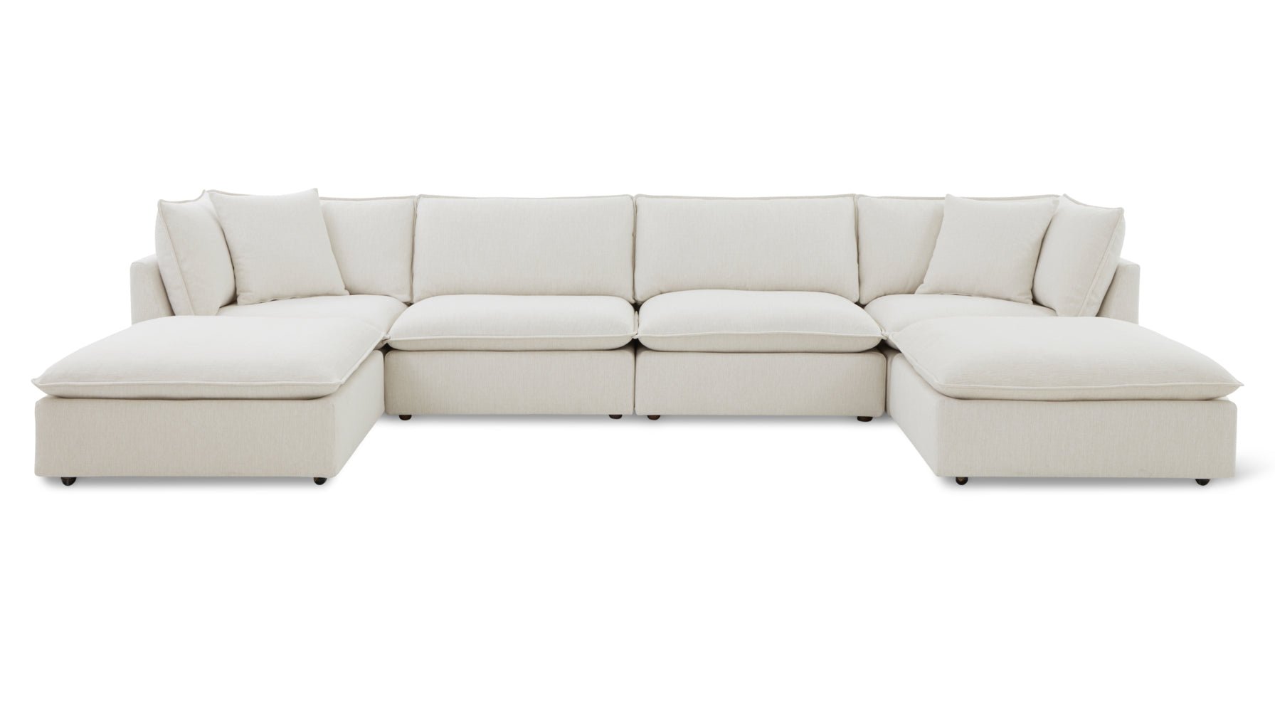 Chill Time 6-Piece Modular U-Shaped Sectional, Birch_image