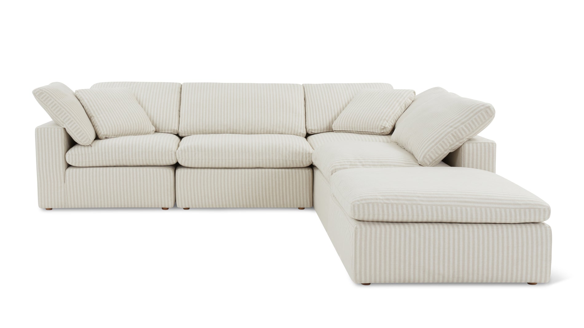 Movie Night™ 5-Piece Modular Sectional, Standard, Newport Stripe_image