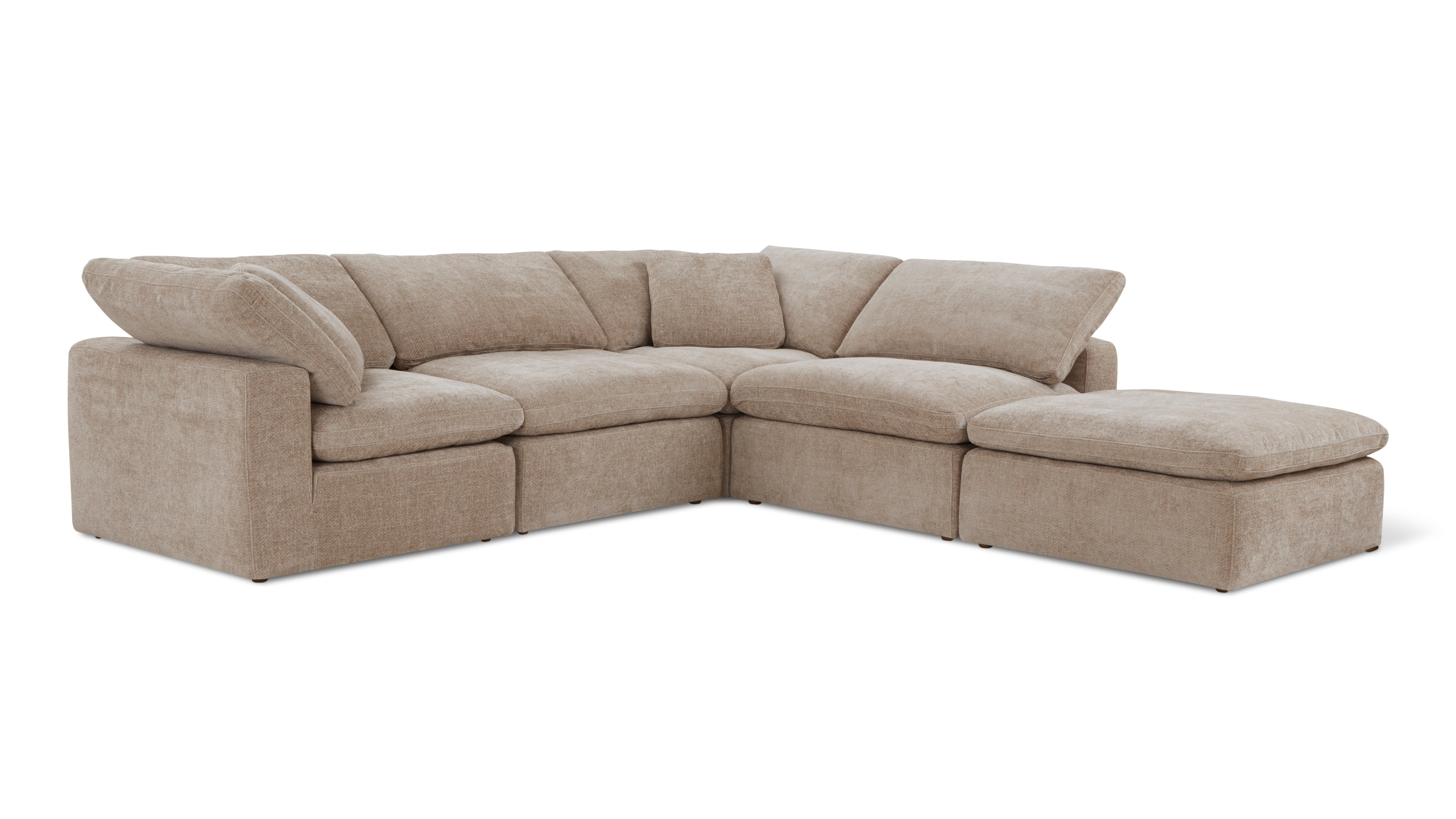 Movie Night™ 5-Piece Modular Sectional, Standard, Champagne - Image 2