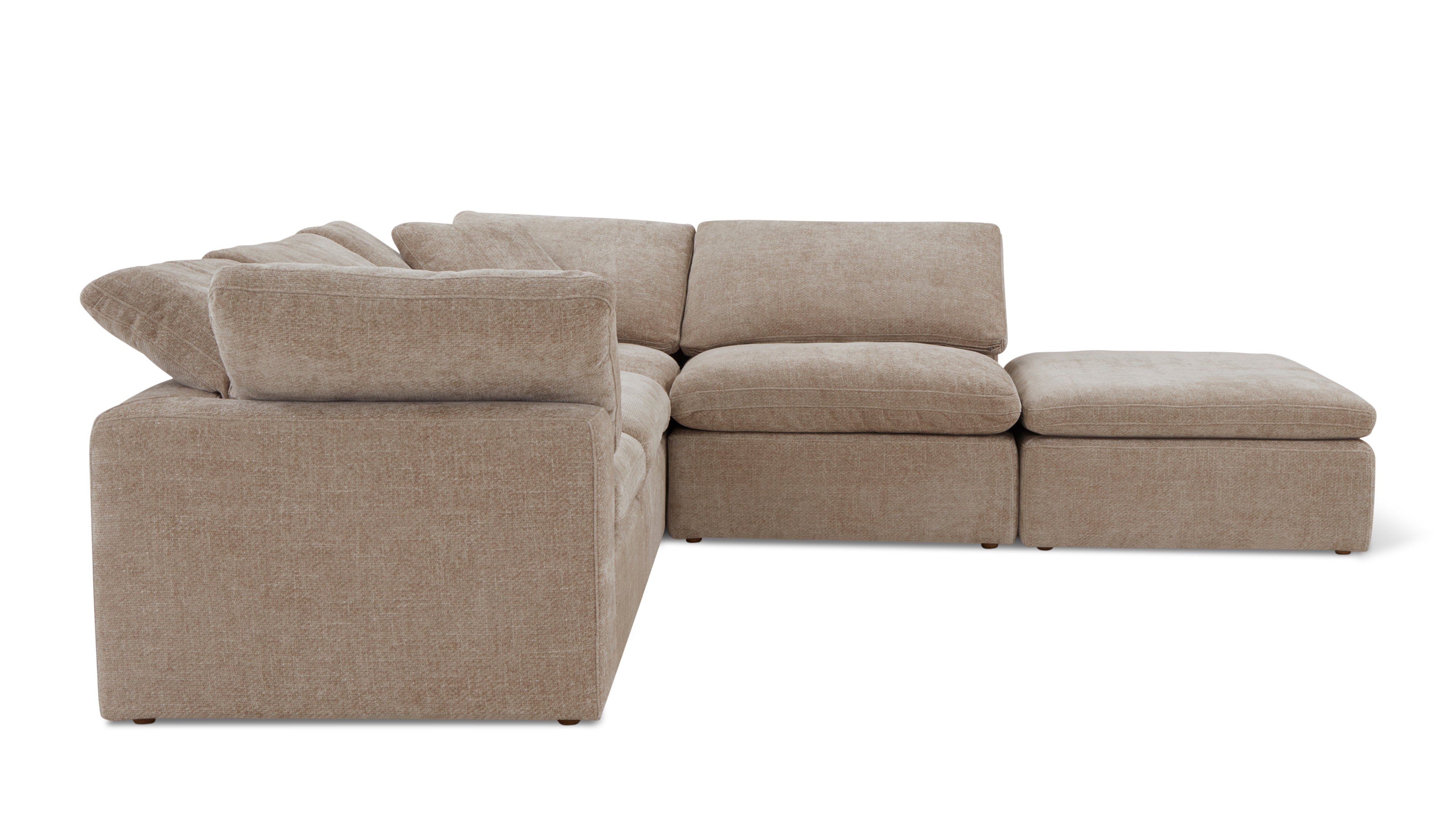 Movie Night™ 5-Piece Modular Sectional, Standard, Champagne - Image 3