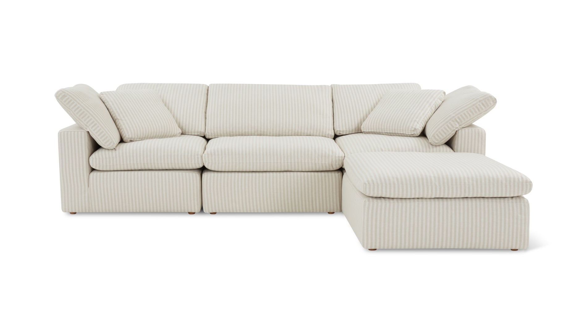 Movie Night™ 4-Piece Modular Sectional, Standard, Newport Stripe_image