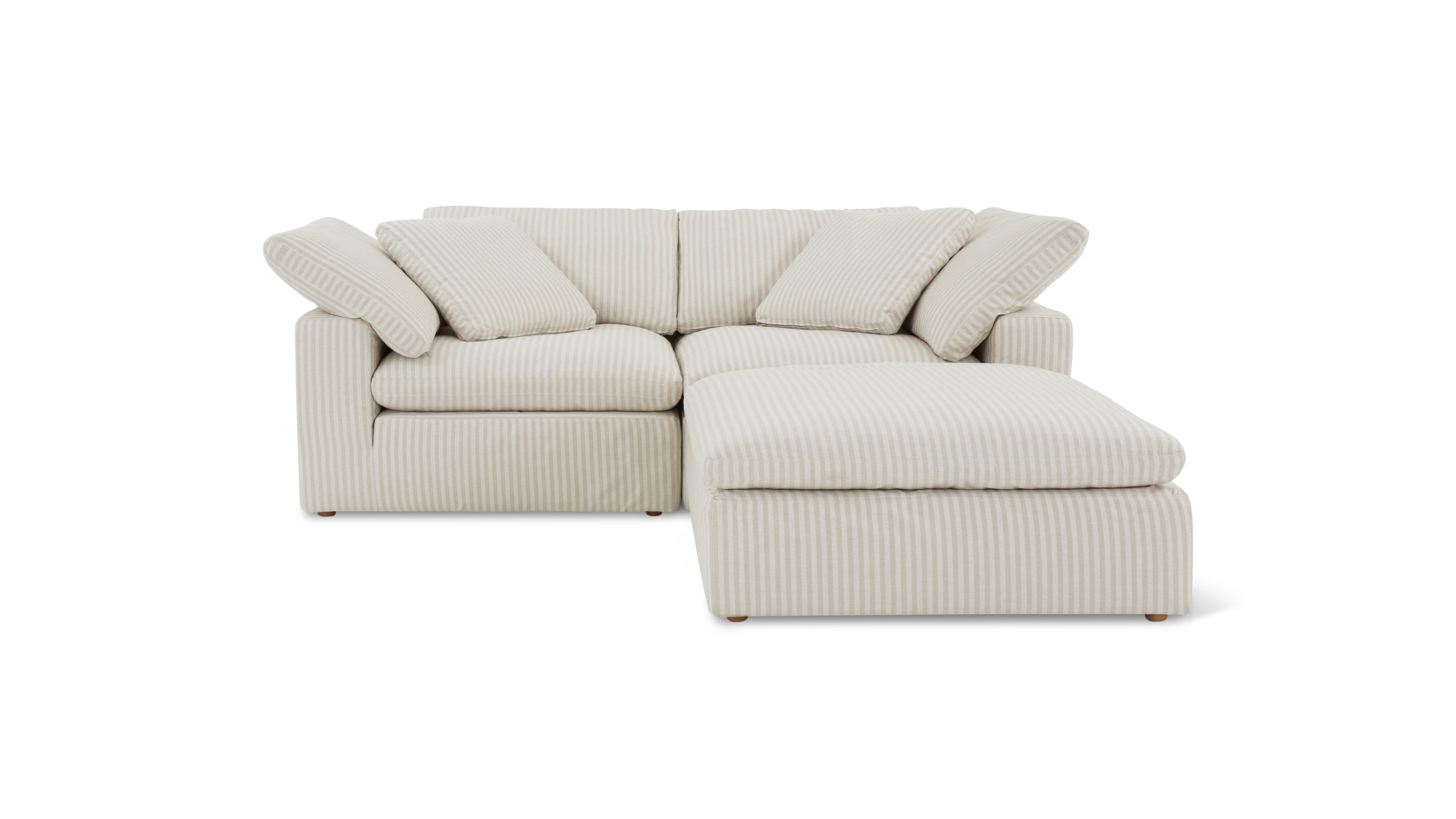 Movie Night™ 3-Piece Modular Sectional, Standard, Newport Stripe - Image 1