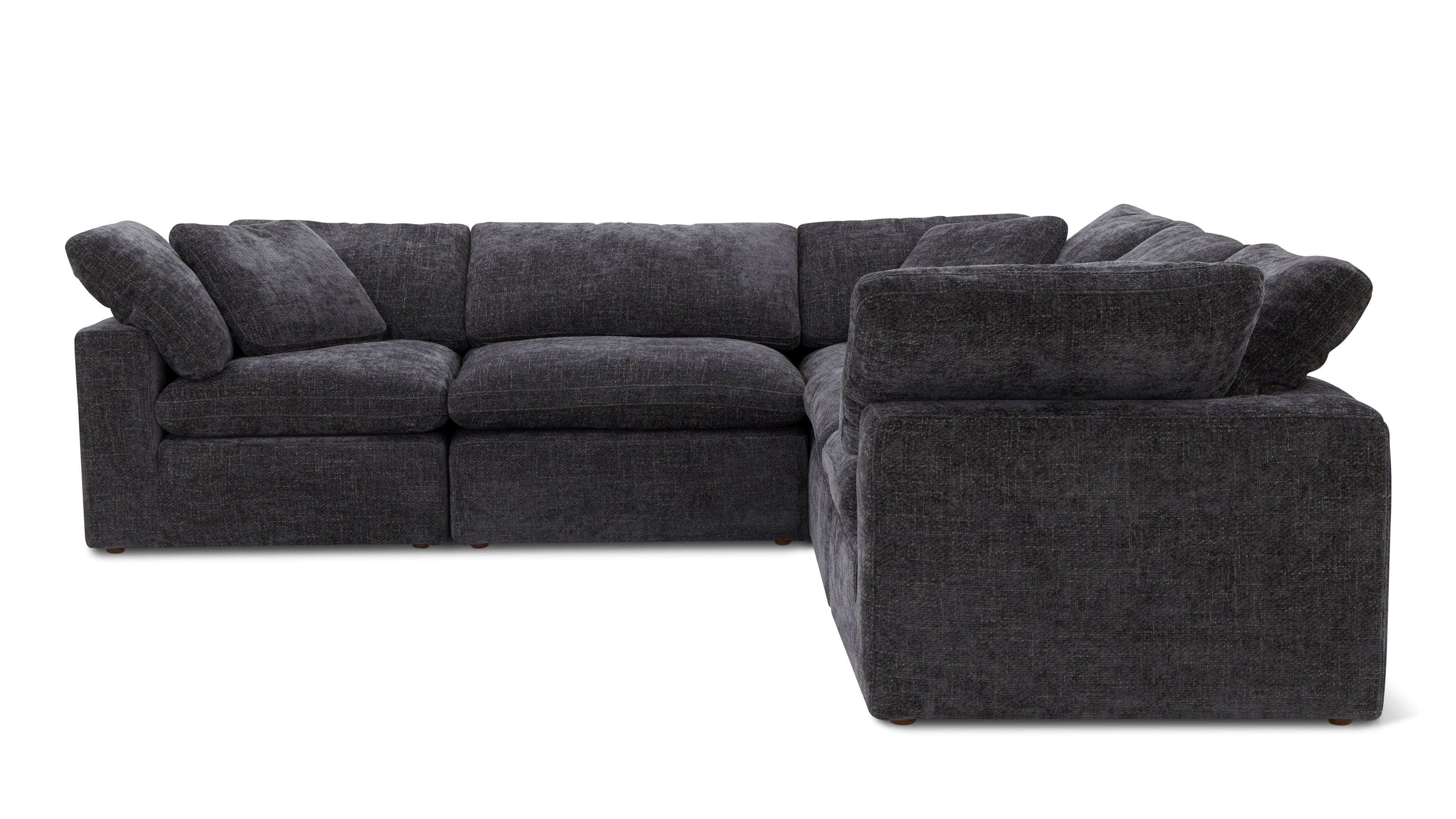 Movie Night™ 5-Piece Modular Sectional Closed, Standard, Truffle - Image 1