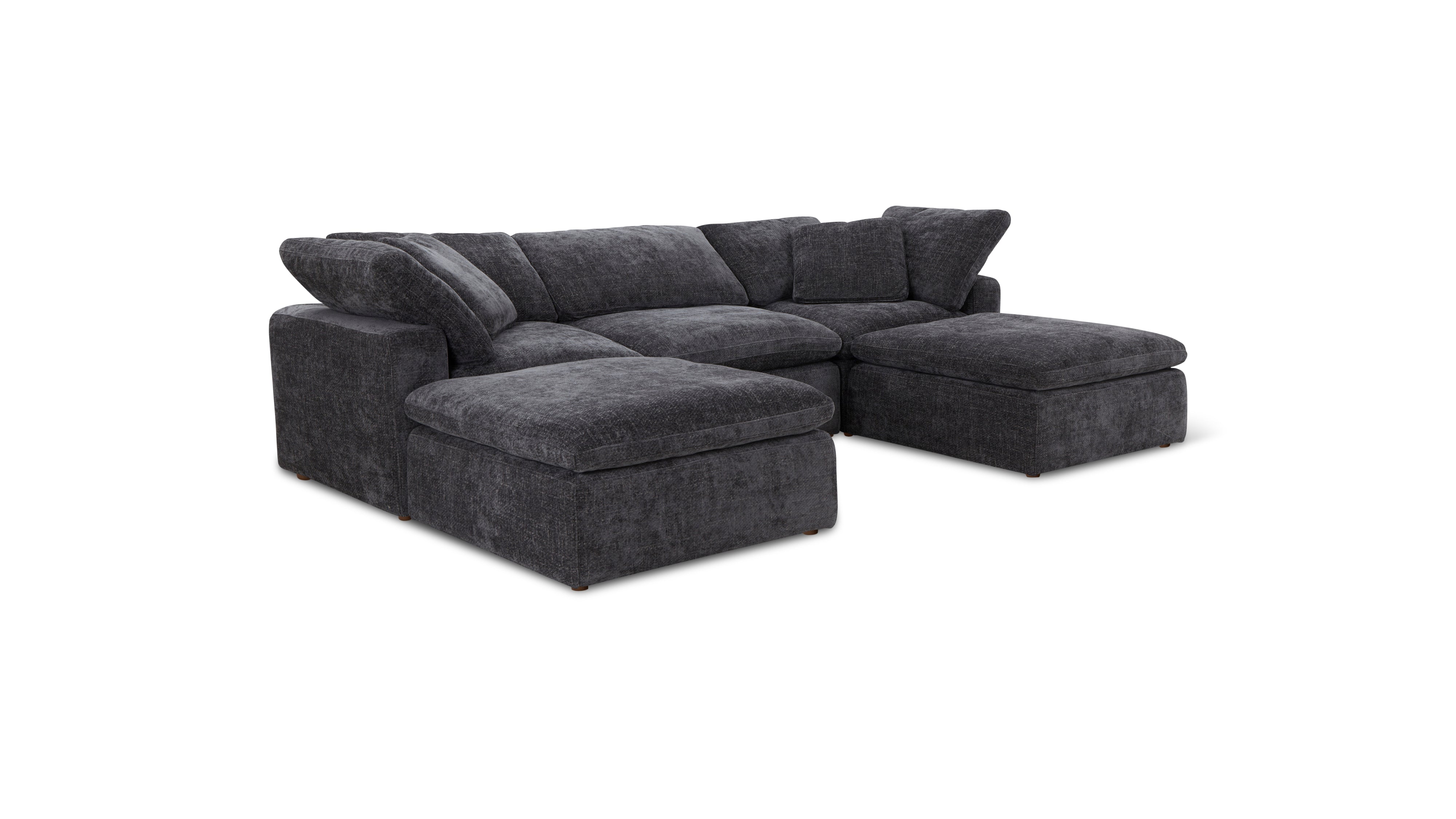 Movie Night™ 5-Piece Modular U-Shaped Sectional, Standard, Truffle - Image 11