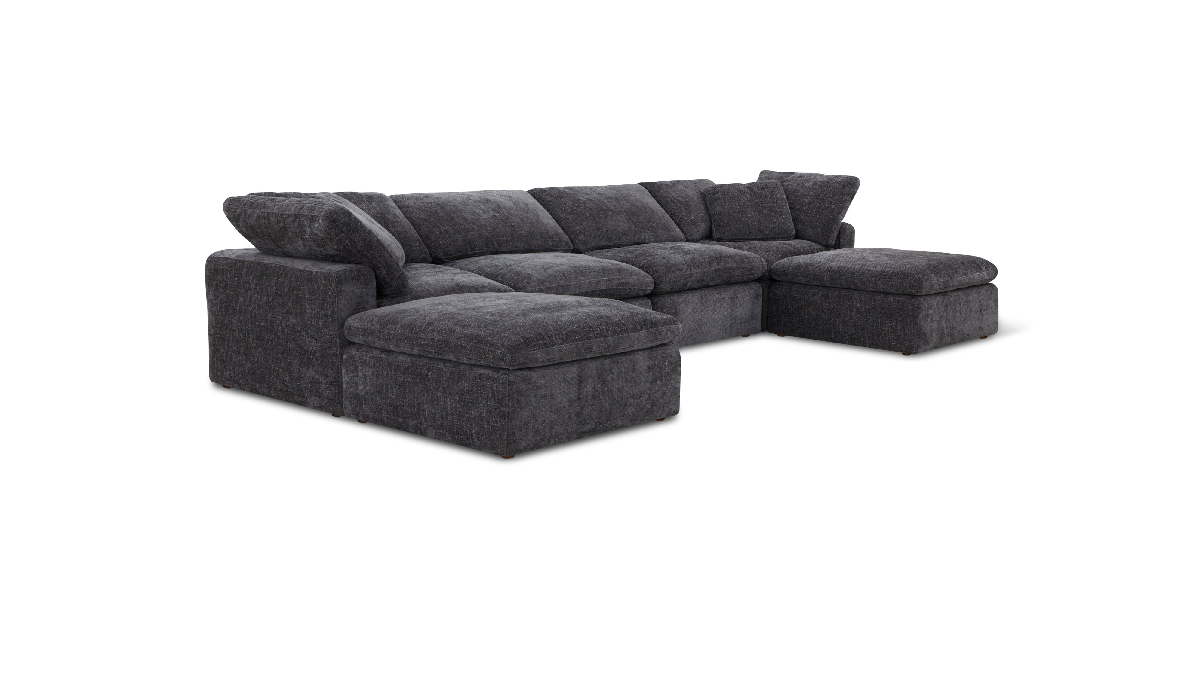 Movie Night™ 6-Piece Modular U-Shaped Sectional, Standard, Truffle - Image 11