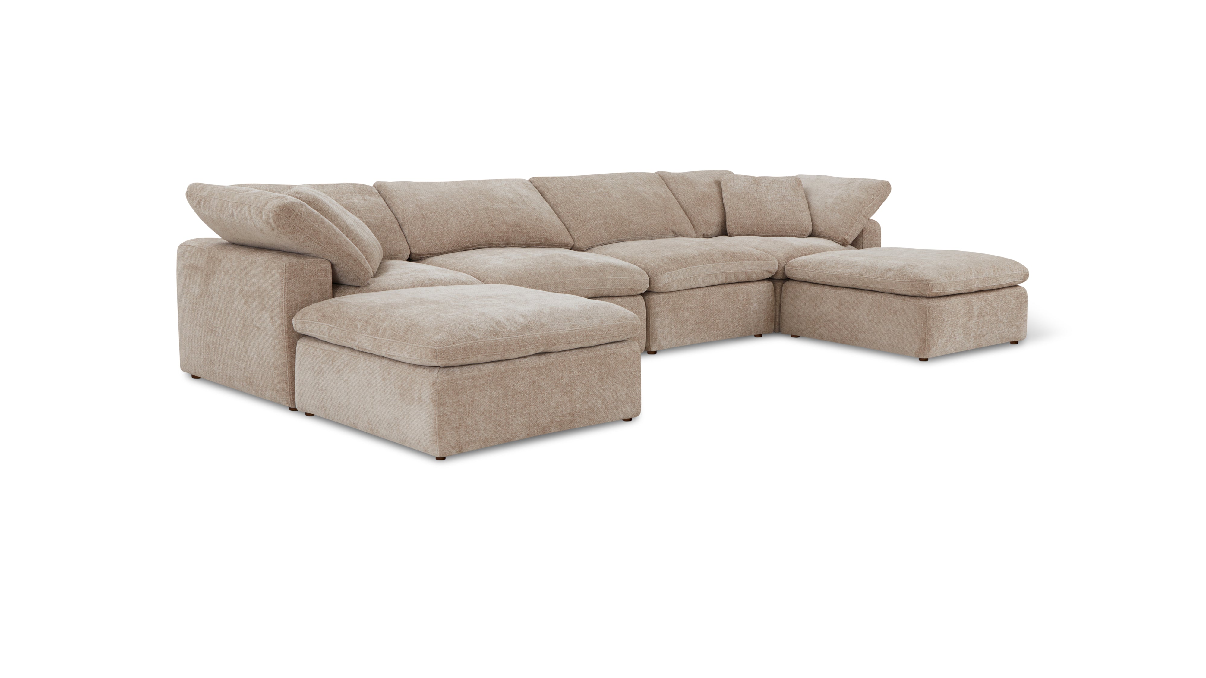 Movie Night™ 6-Piece Modular U-Shaped Sectional, Standard, Champagne - Image 12