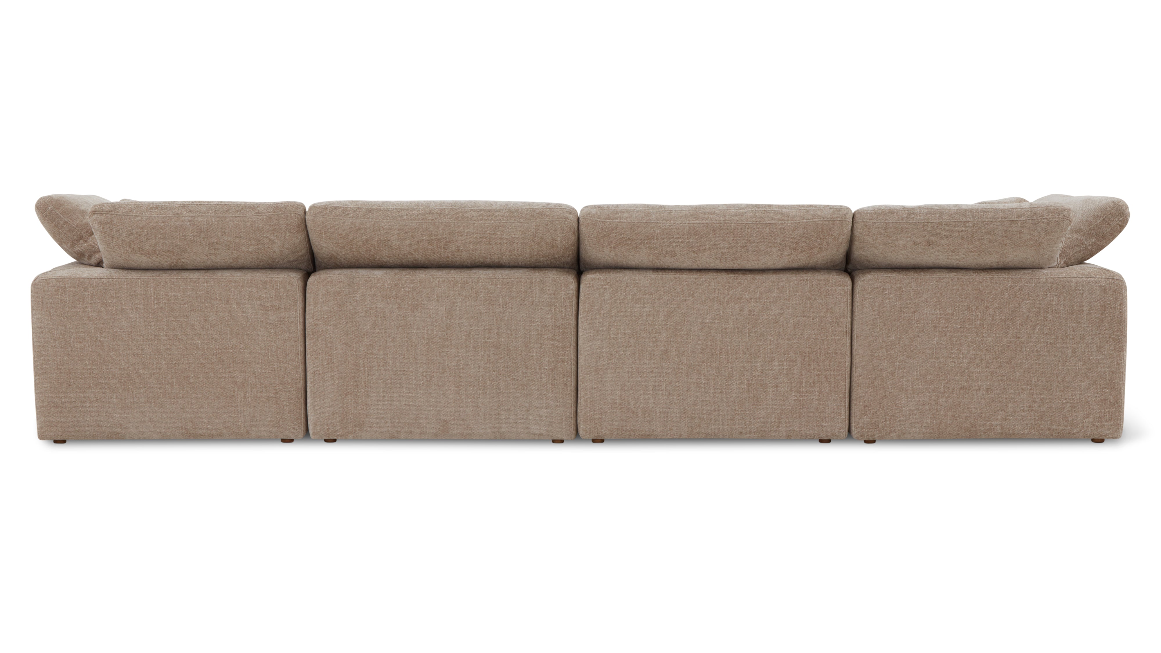 Movie Night™ 6-Piece Modular U-Shaped Sectional, Standard, Champagne - Image 12