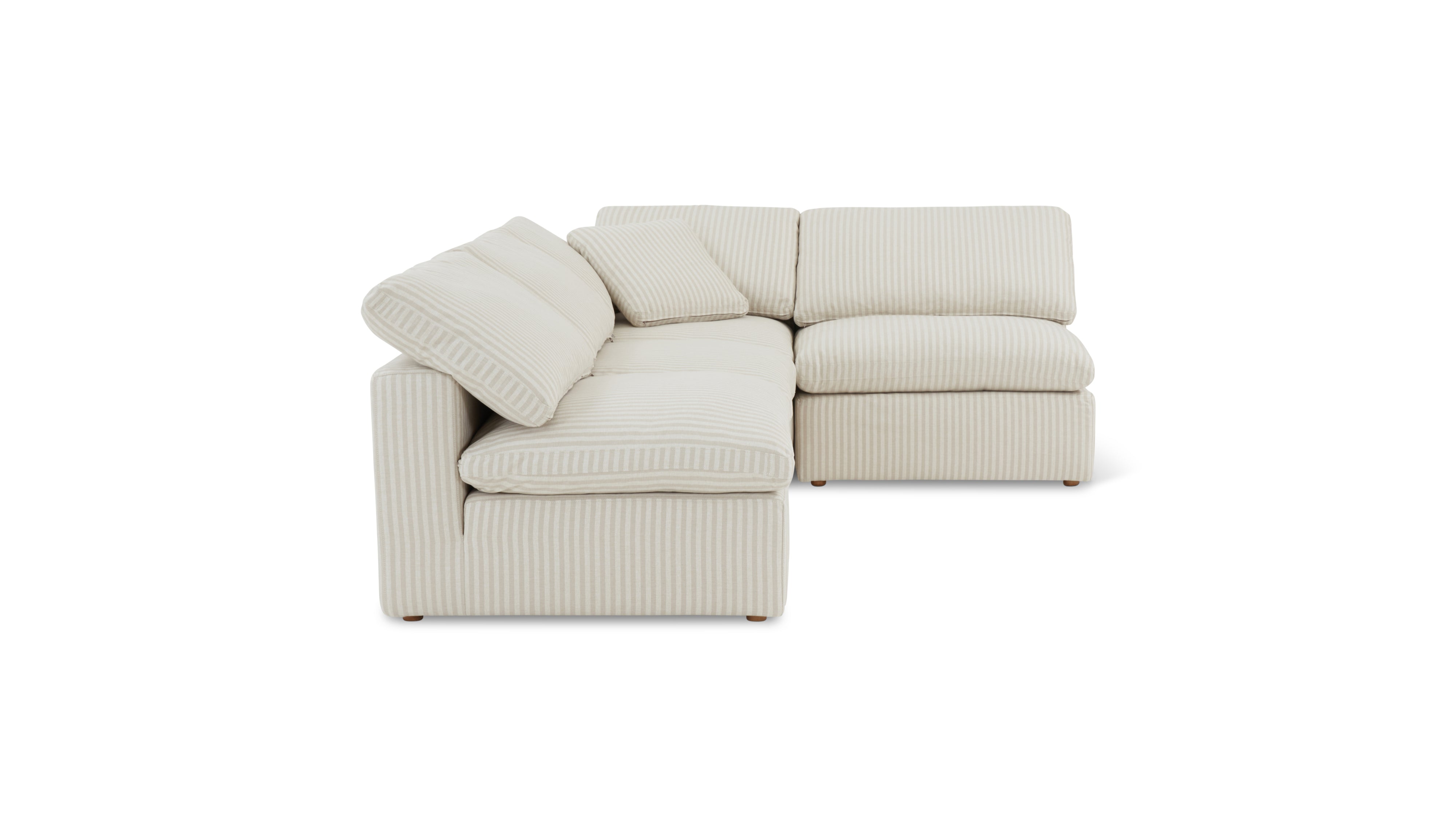 Movie Night™ 4-Piece Modular Sectional Open, Standard, Newport Stripe - Image 8