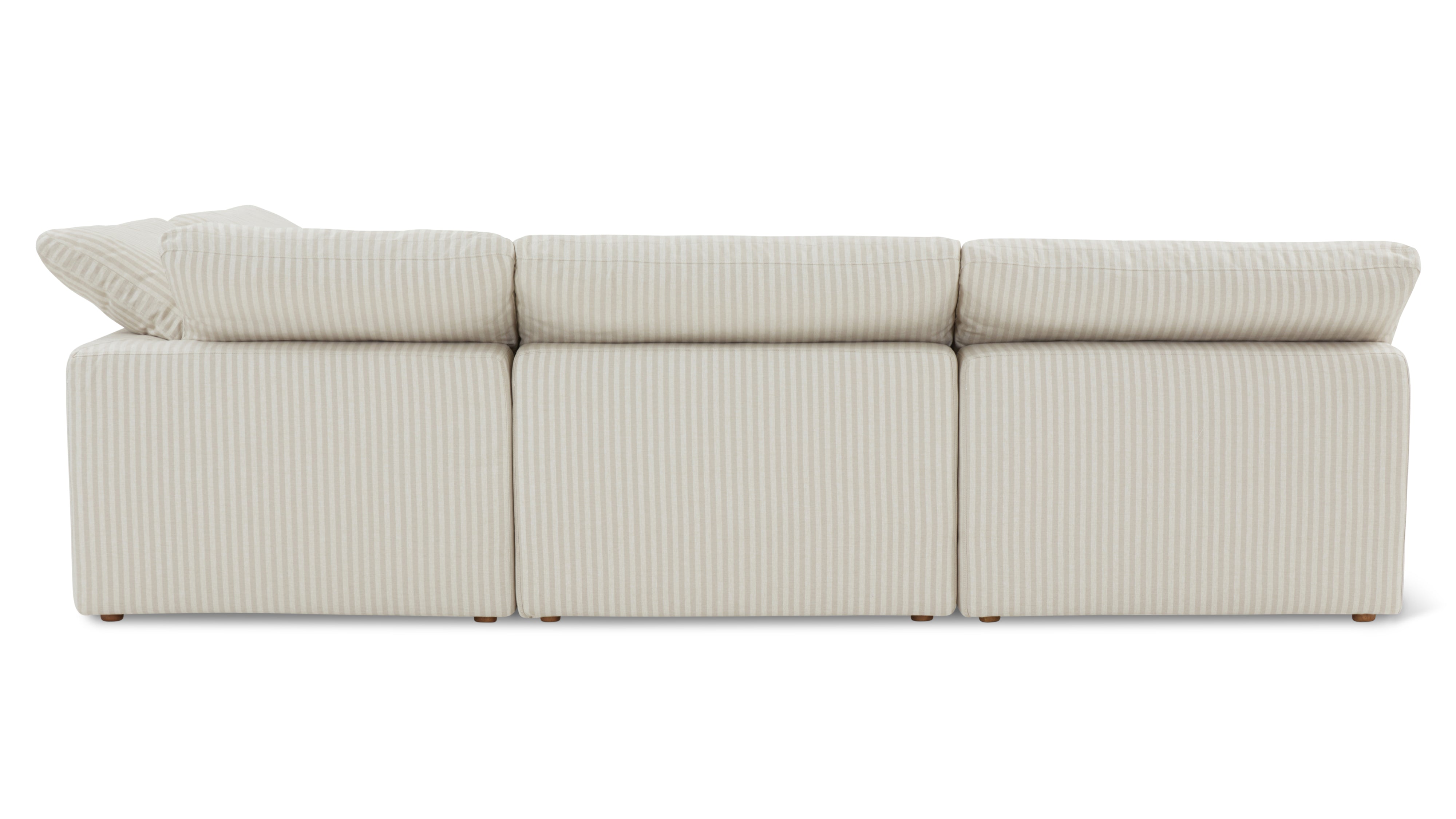 Movie Night™ 4-Piece Modular Sectional Open, Standard, Newport Stripe - Image 8