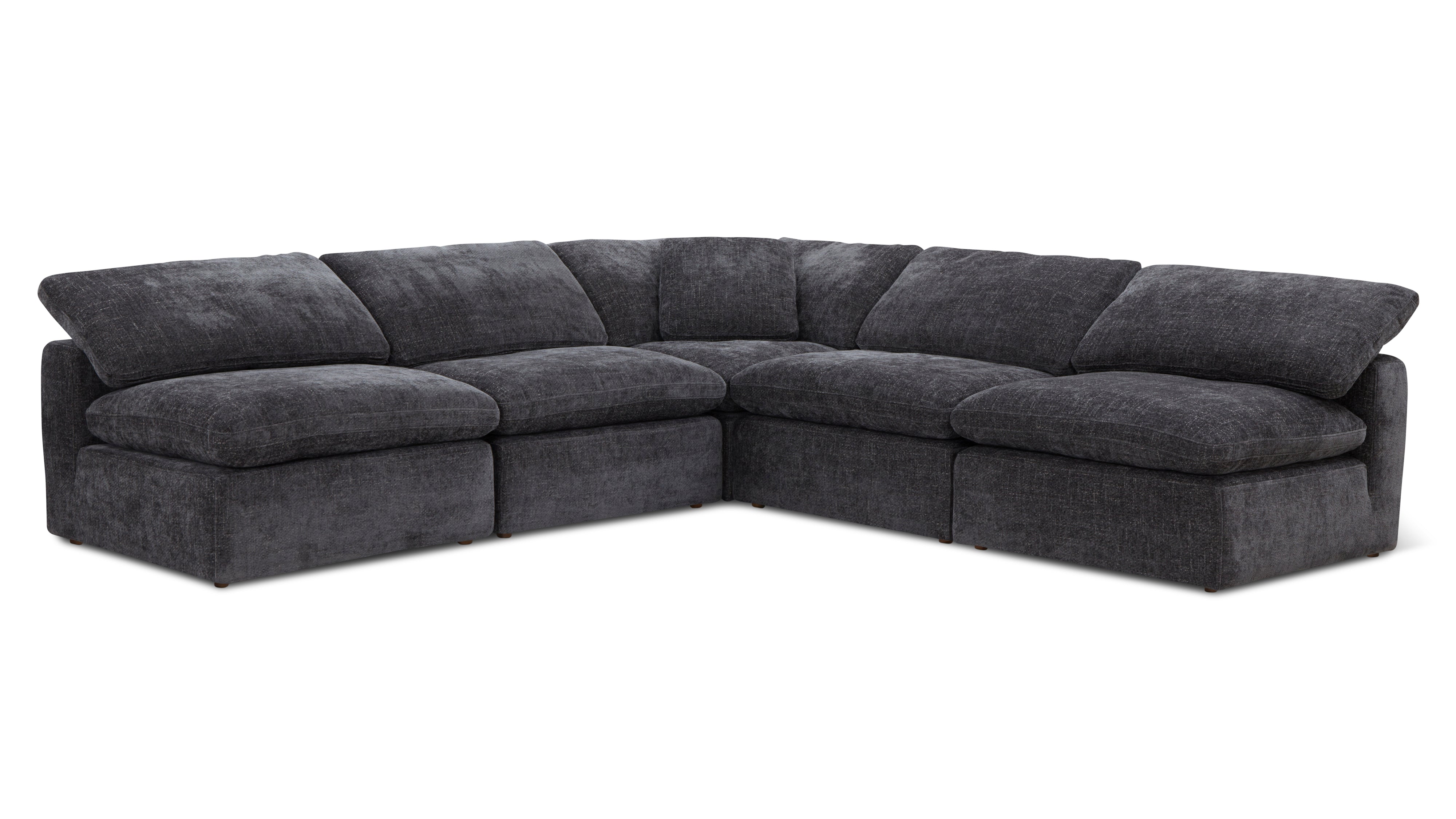 Movie Night™ 5-Piece Modular Sectional Open, Standard, Truffle - Image 9