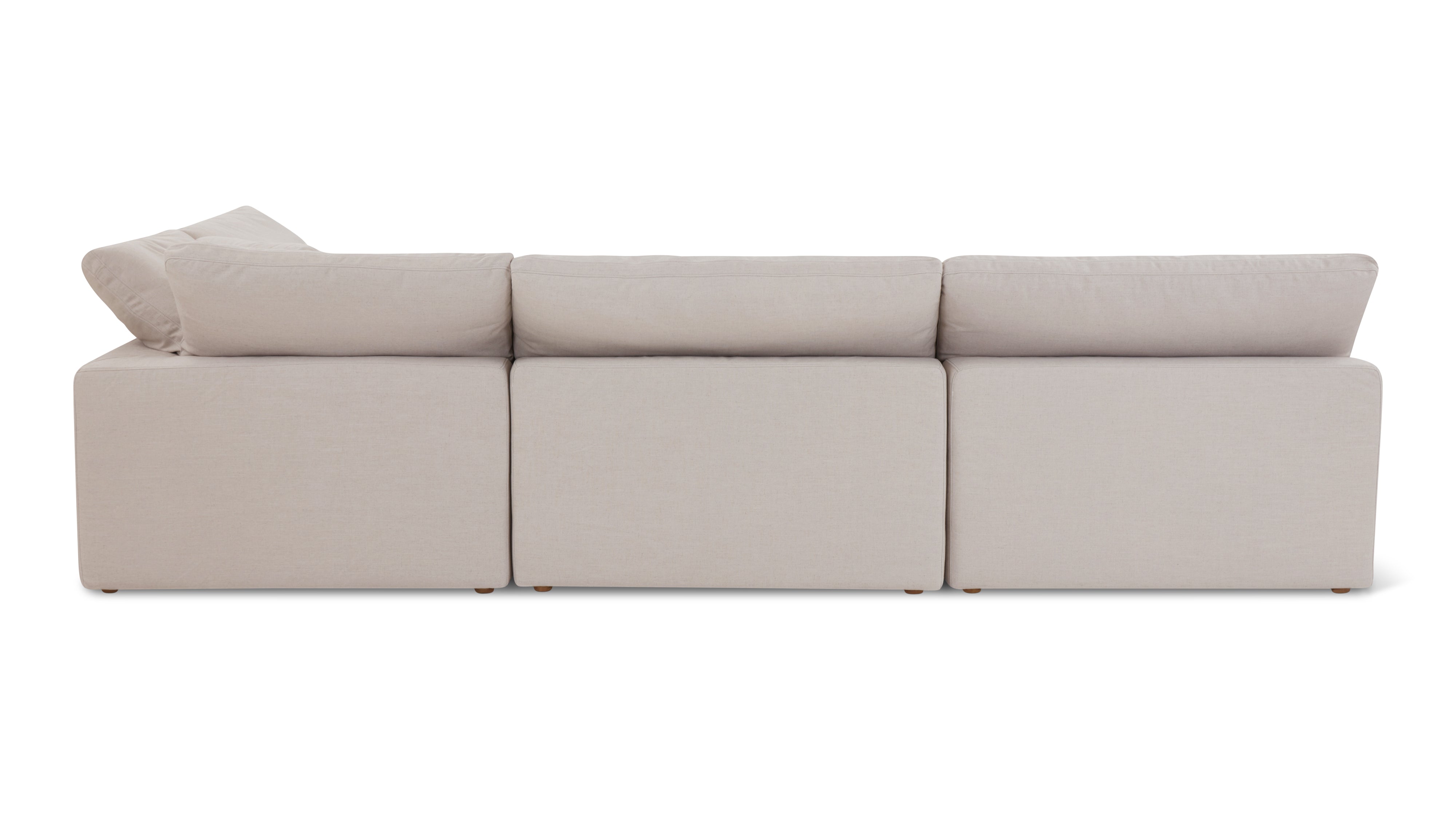 Movie Night™ 5-Piece Modular Sectional Open, Standard, Clay - Image 8