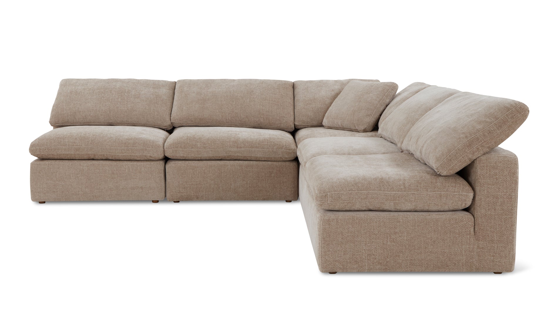 Movie Night™ 5-Piece Modular Sectional Open, Standard, Champagne_image