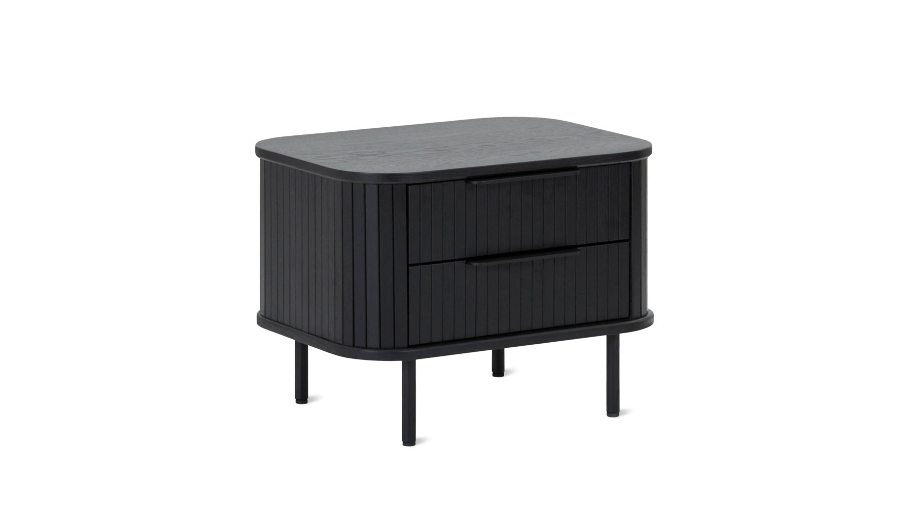 Easy Edge Nightstand, Black Oak_image