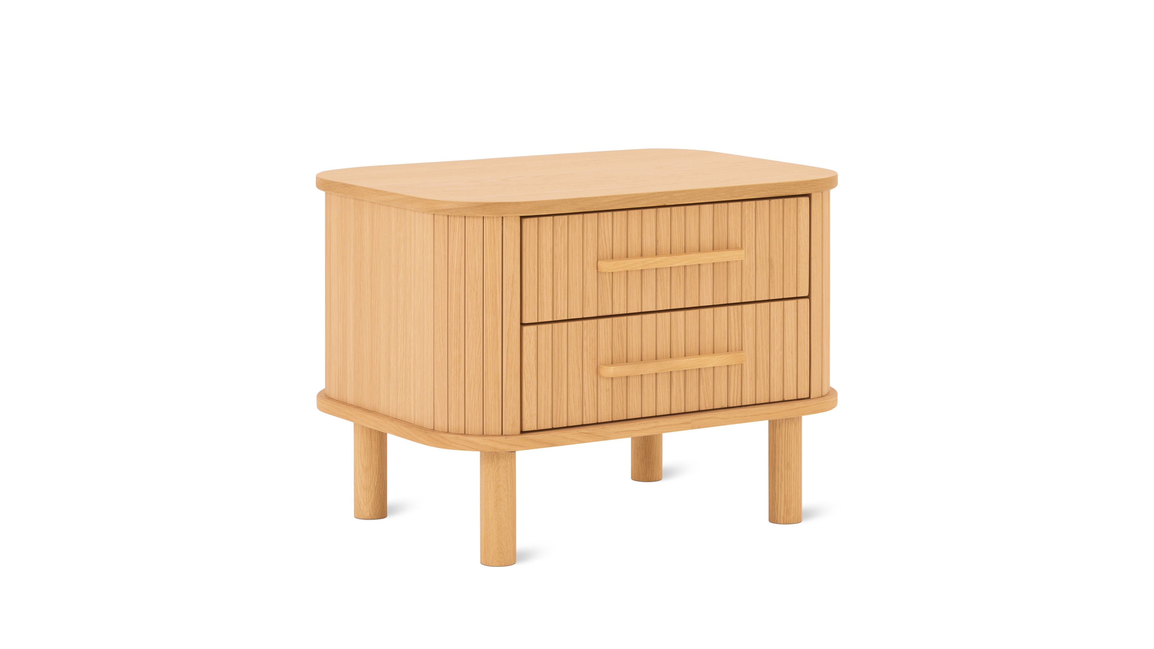 Easy Edge Nightstand All Wood, White Oak - Image 1