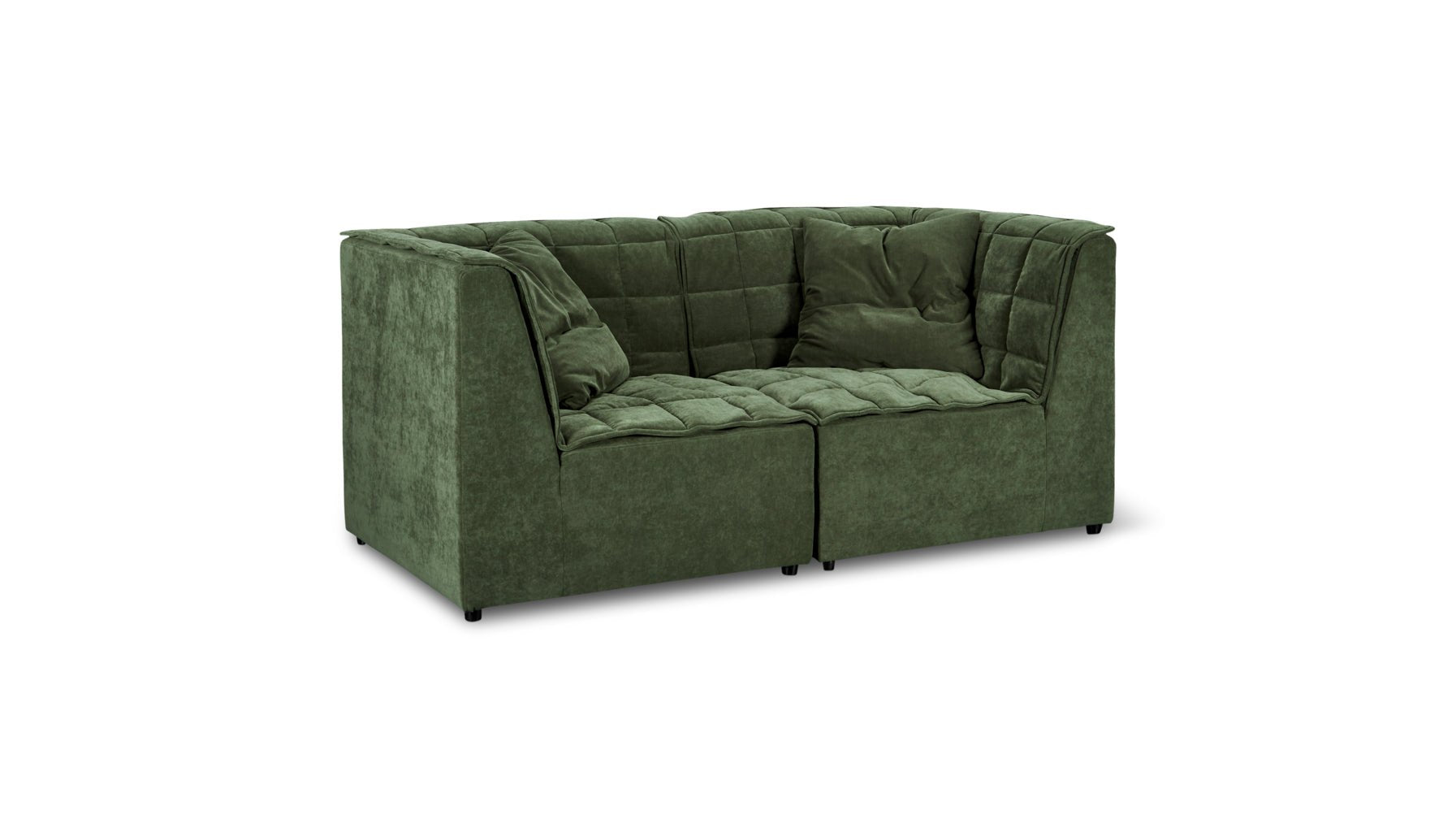 Quilt 2-Piece Modular Sofa, Moss_image