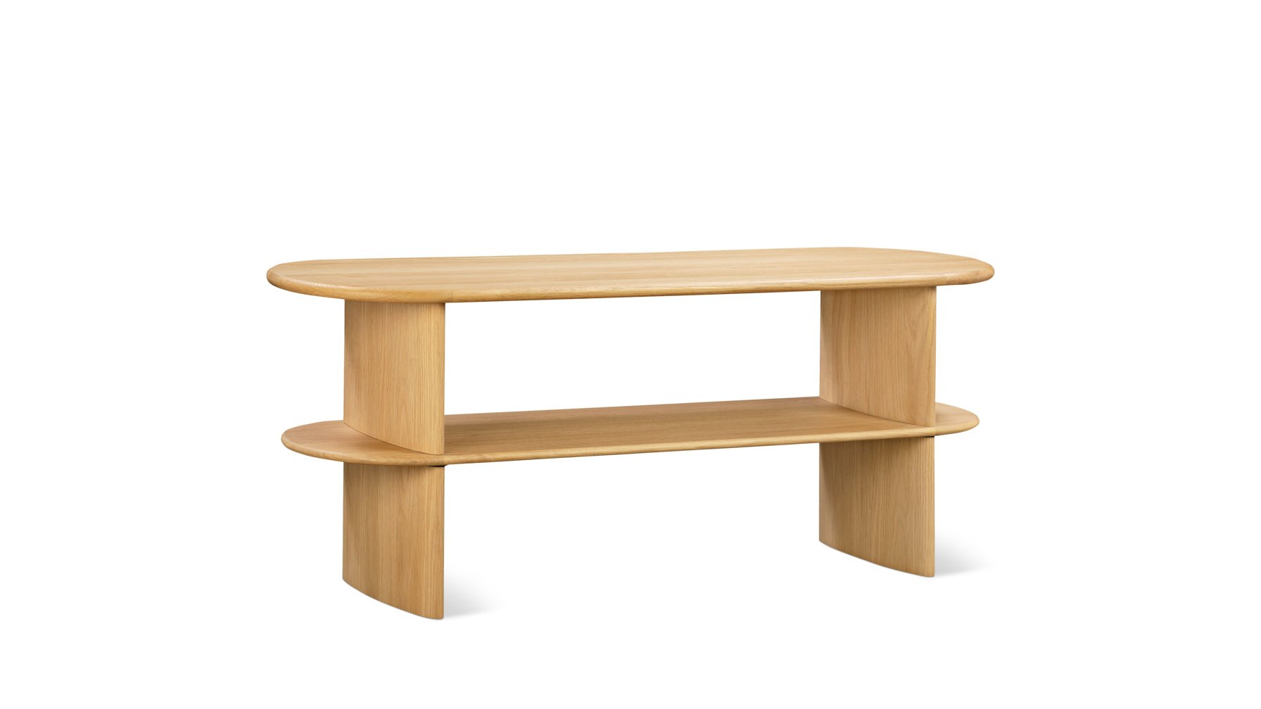 Union Low Shelf, White Oak_image