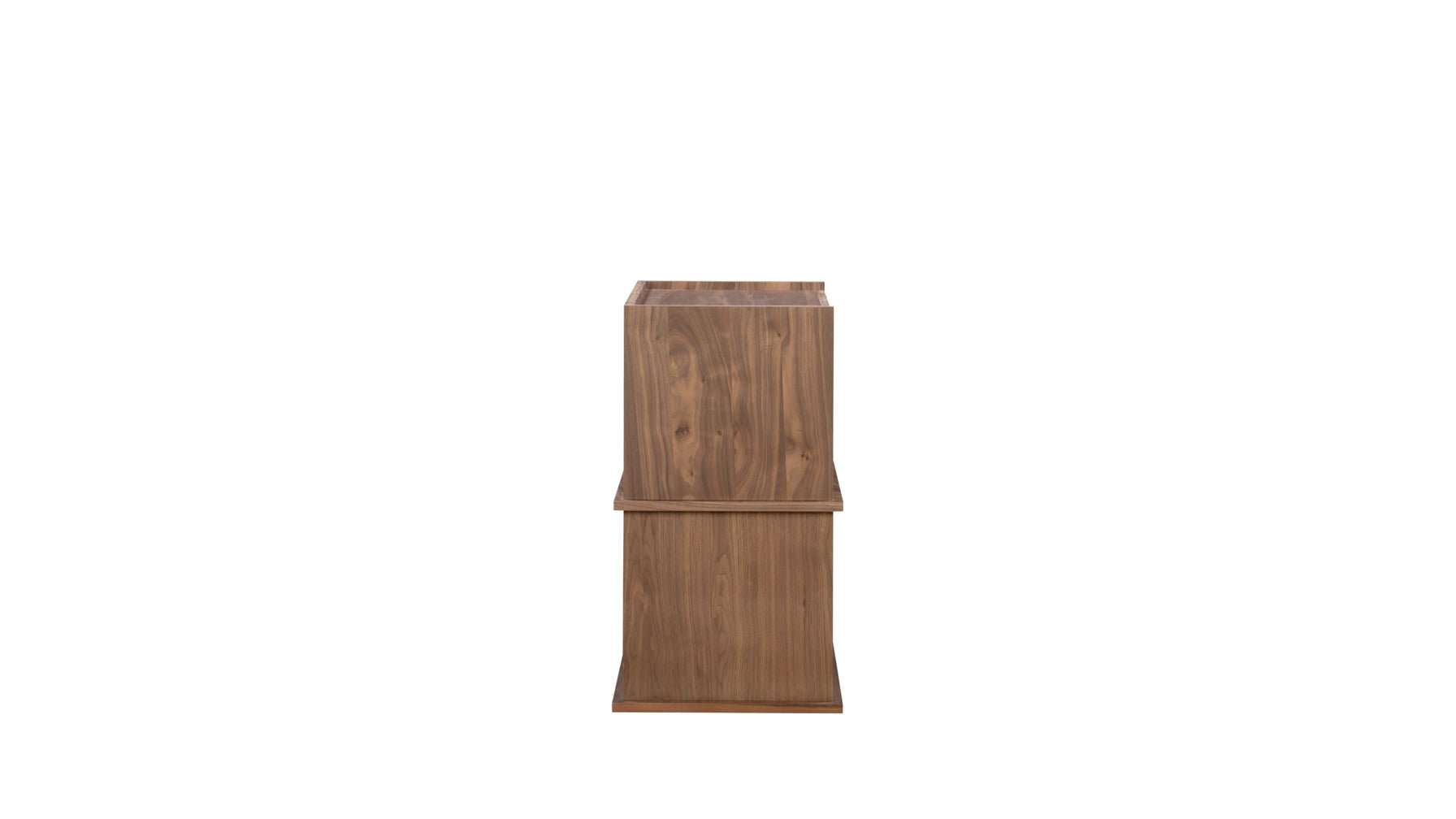 Keep Stacking Storage System 2-Piece, Closed, Walnut - Image 9