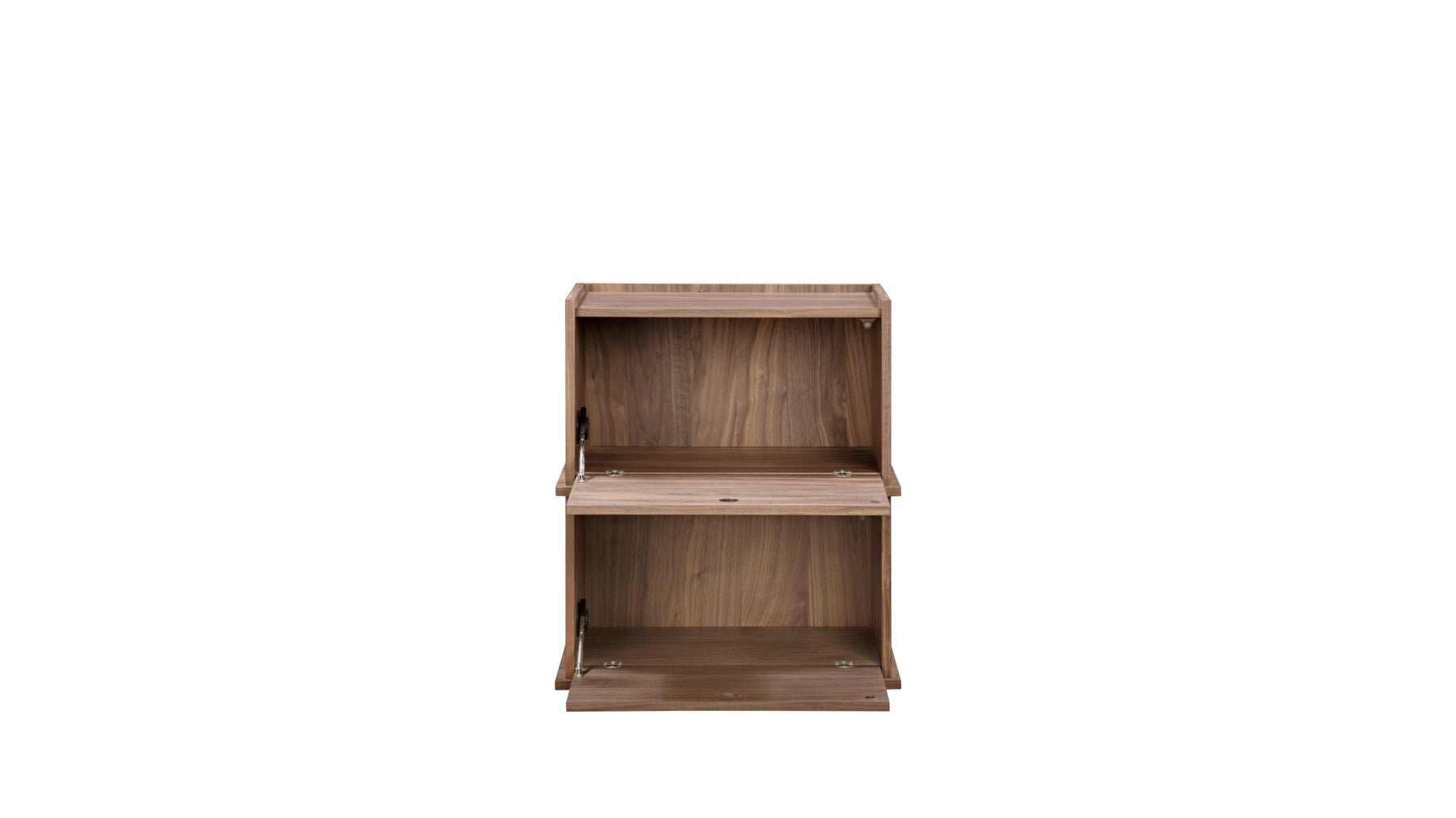 Keep Stacking Storage System 2-Piece, Closed, Walnut - Image 7