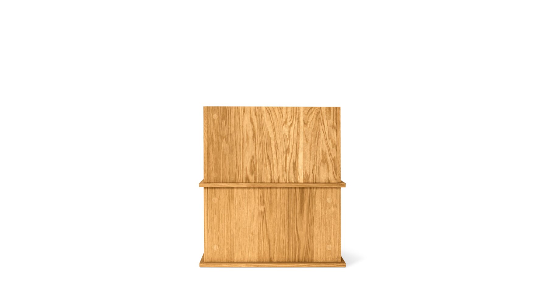 Keep Stacking Storage System 2-Piece, Closed, White Oak - Image 14