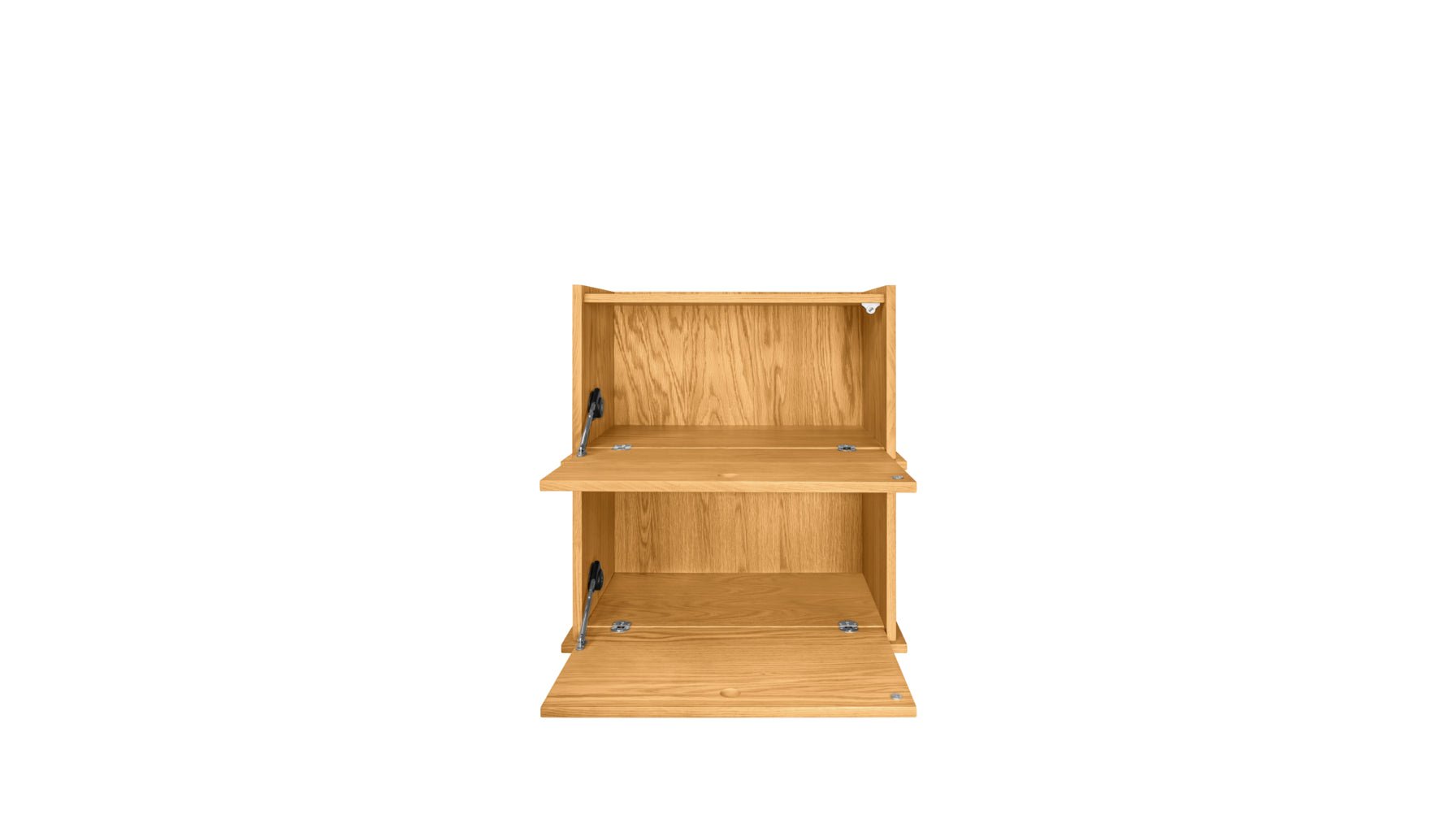 Keep Stacking Storage System 2-Piece, Closed, White Oak - Image 5