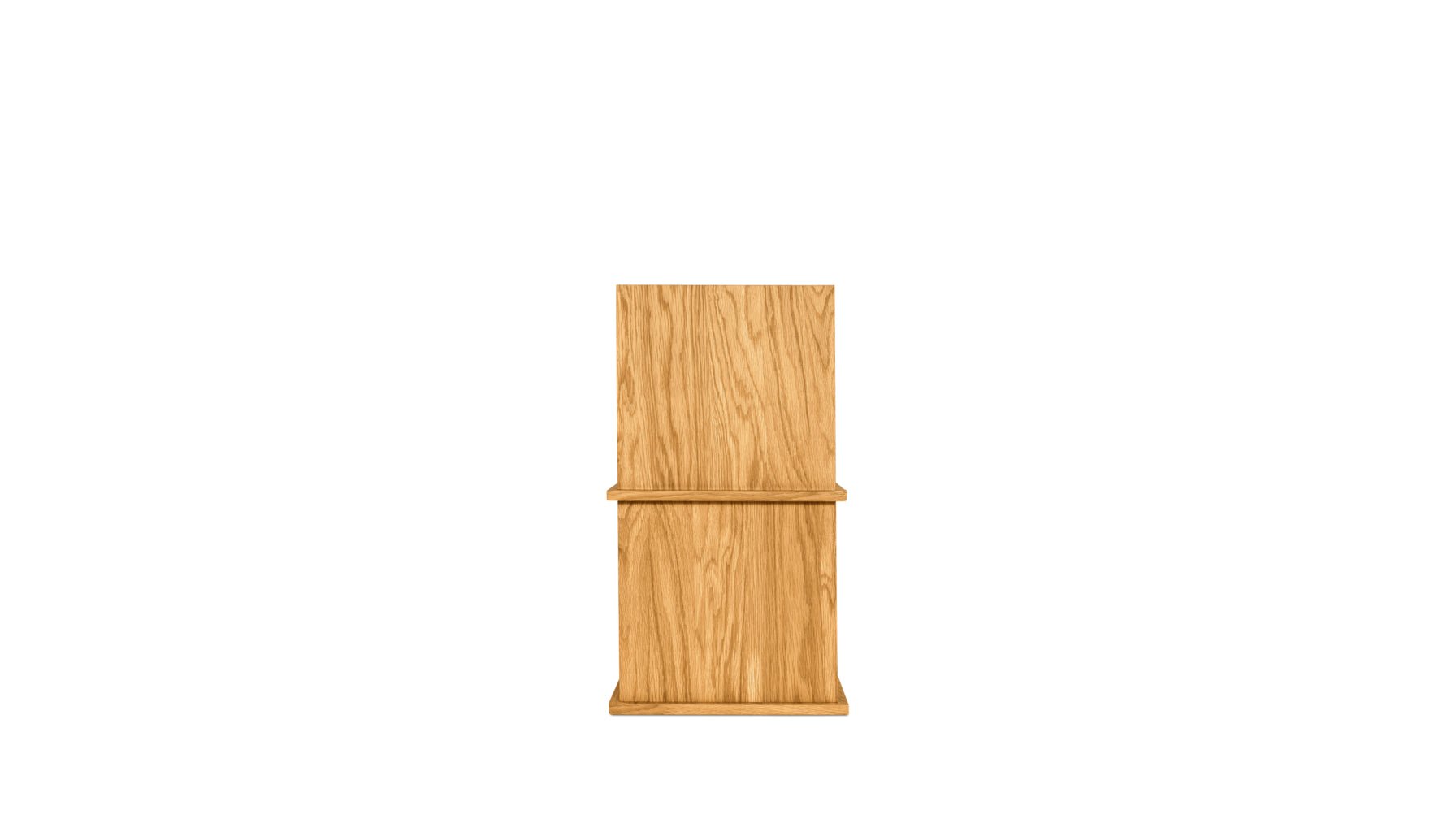 Keep Stacking Storage System 2-Piece, Open, White Oak - Image 8