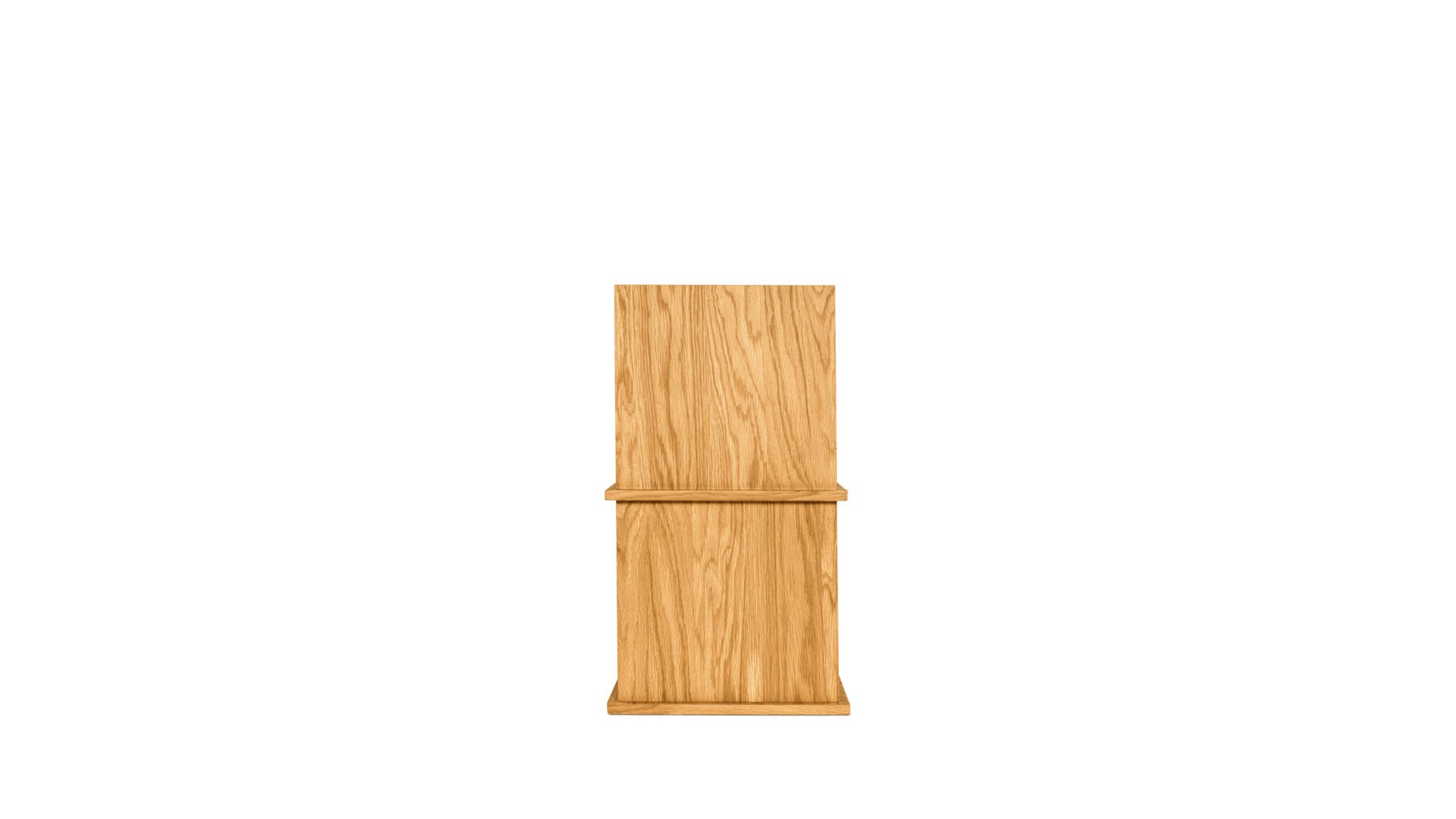 Keep Stacking Storage System 2-Piece, Open and Closed, White Oak - Image 12