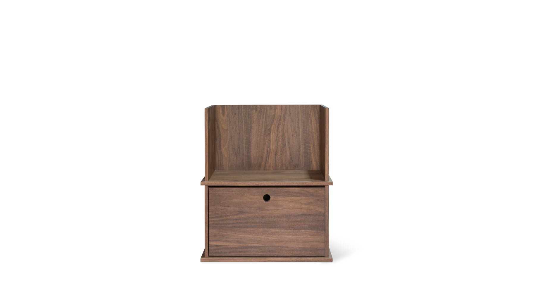 Keep Stacking Storage System 2-Piece, Open and Closed, Walnut - Image 9