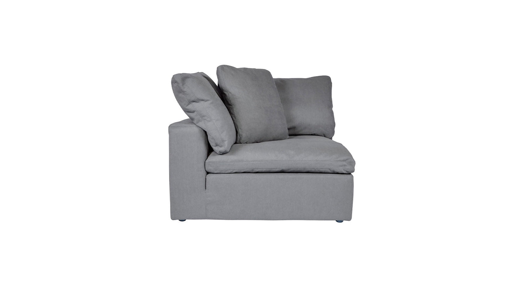 Grey cheap corner chair