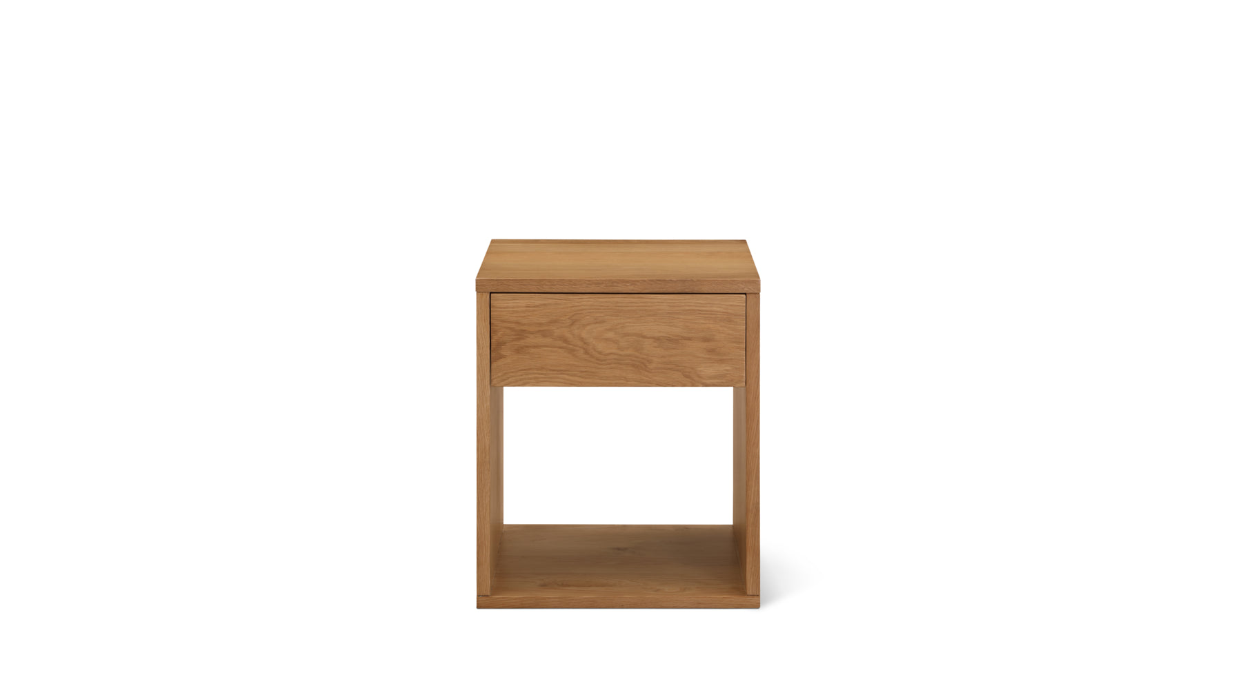 Tall oak deals nightstand