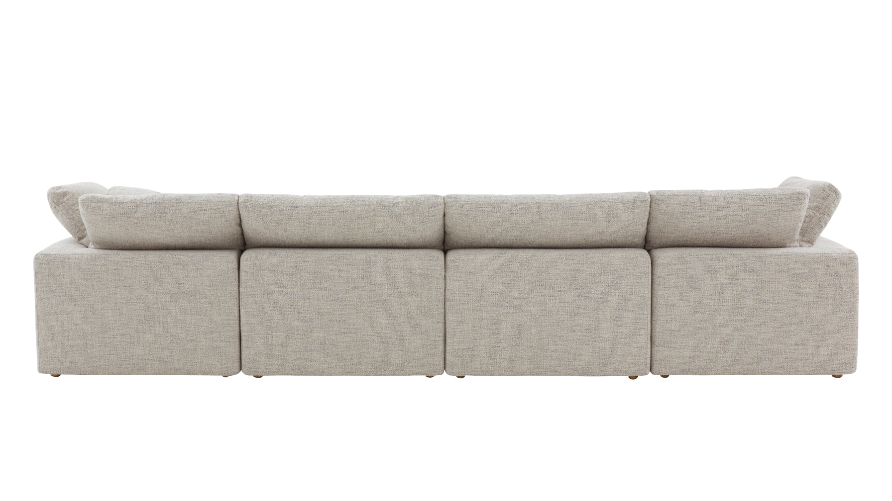 Movie Night™ 6-Piece Modular U-Shaped Sectional, Standard, Oatmeal - Image 10