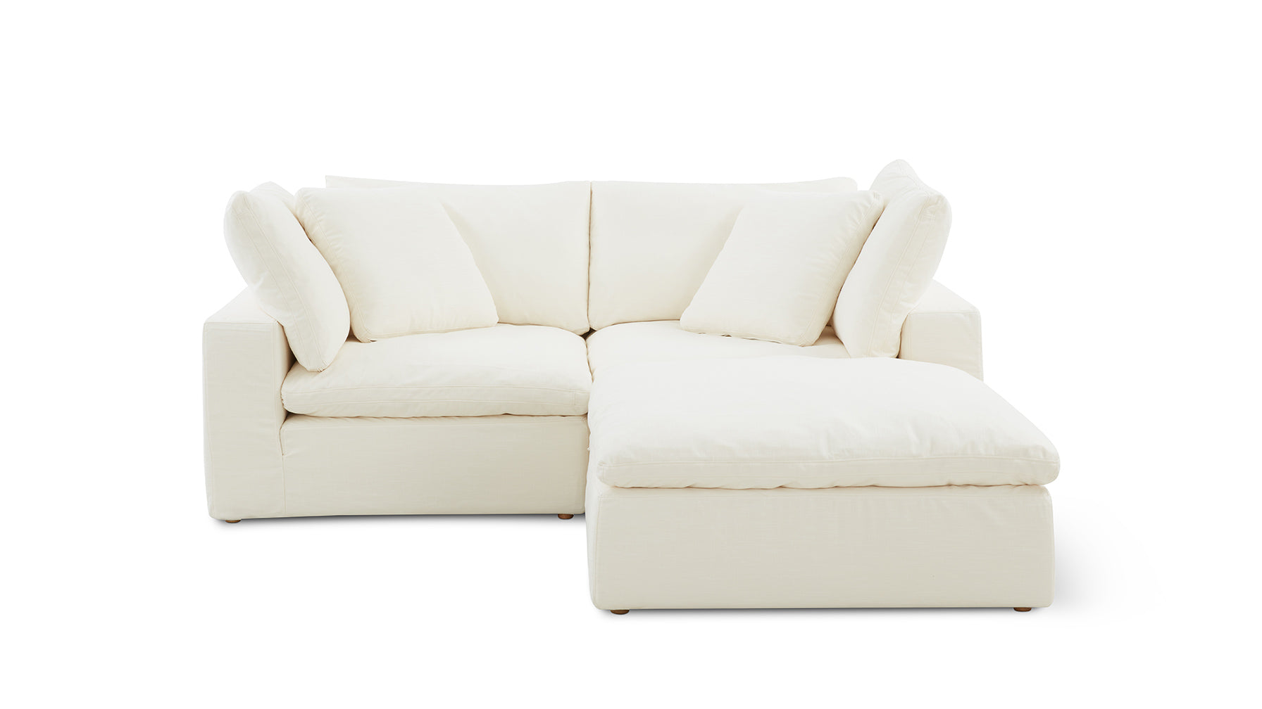 Movie Night™ 3-Piece Modular Sectional, Regular, Cream Linen