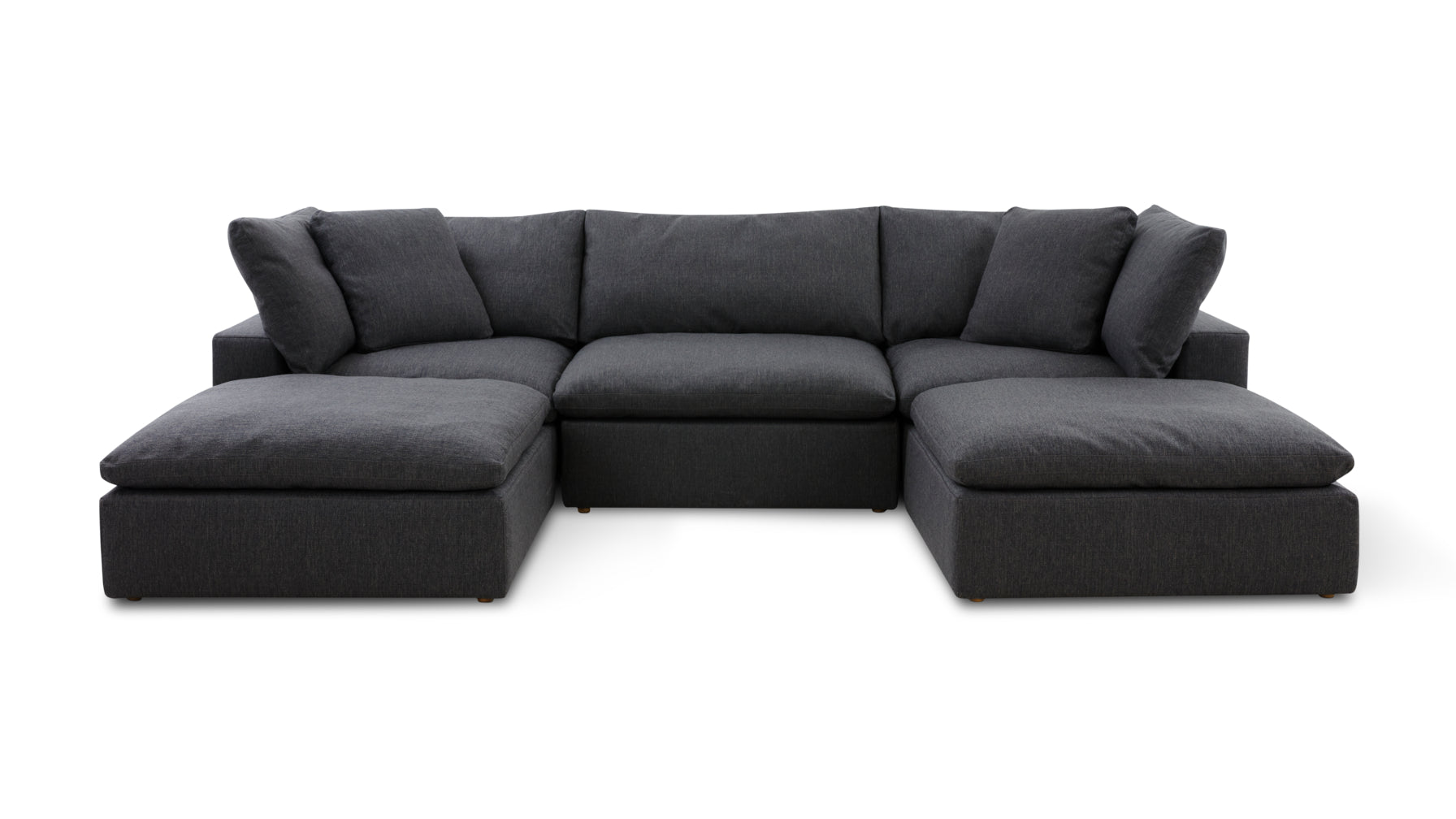 5 piece deals u shaped sectional