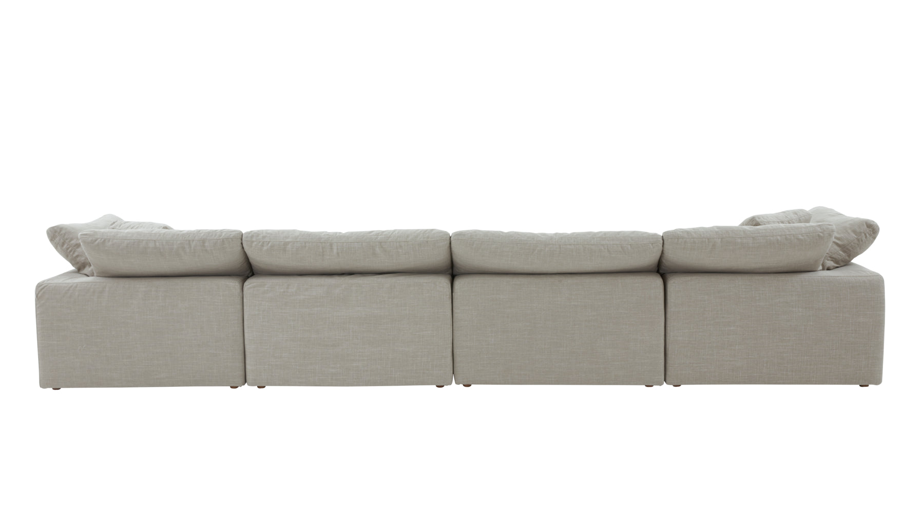 Movie Night™ 6-Piece Modular U-Shaped Sectional, Standard, Light Pebble - Image 8